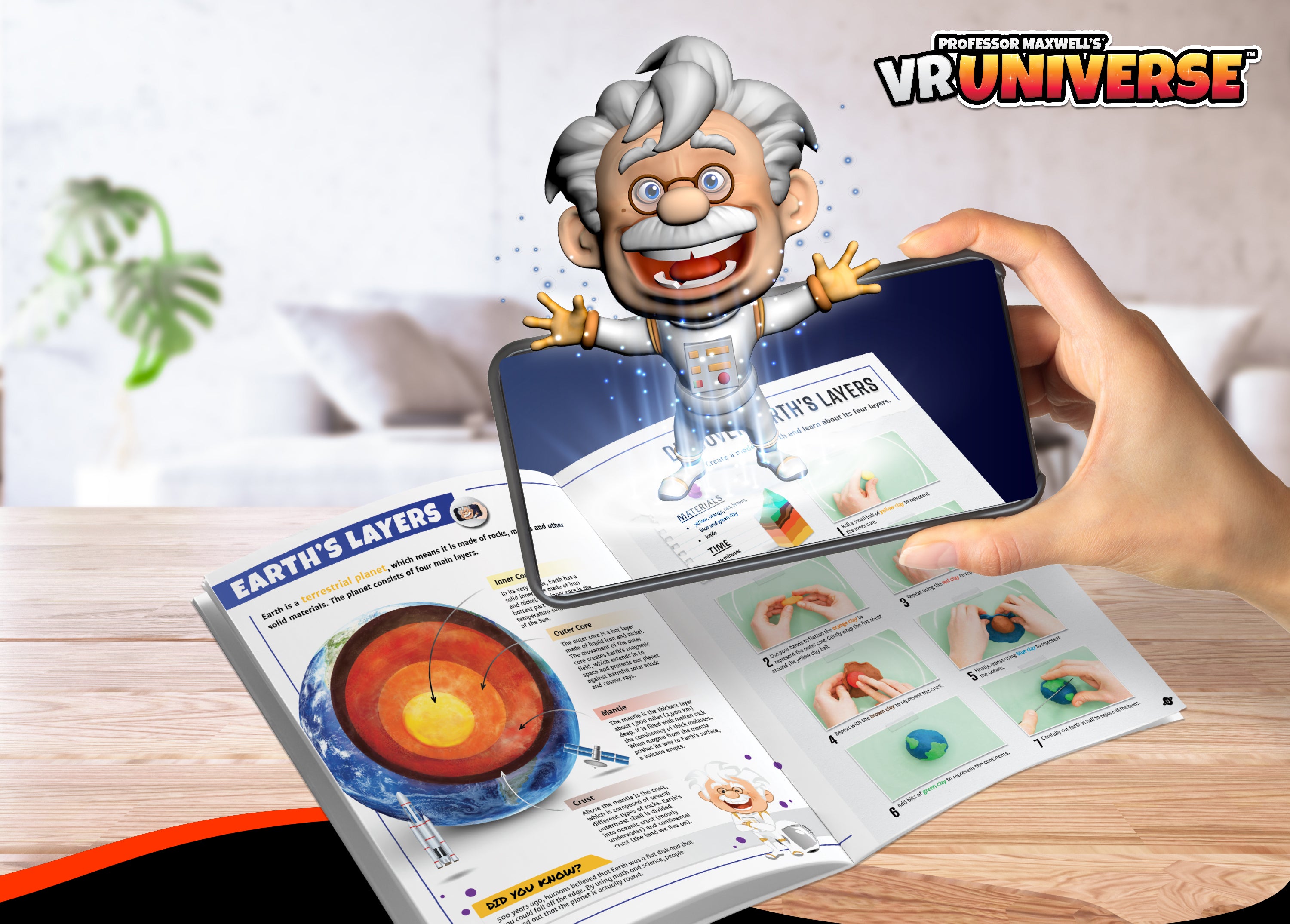 Professor Maxwell's Virtual Reality Space Science Kit for Kids - VR Universe | Educational Toys STEM Kit