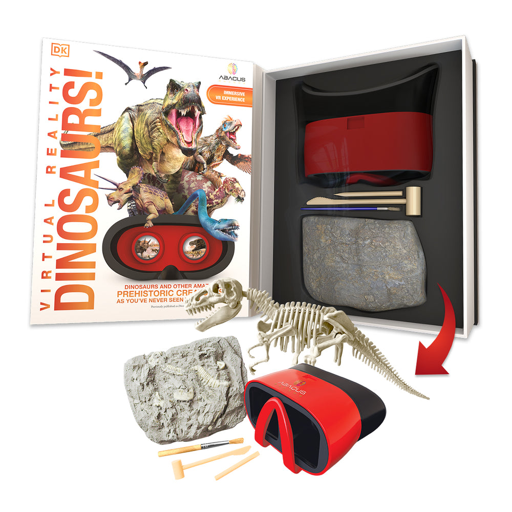 Virtual Reality Discovery Gift Set w/ DK Book Dinosaurs!