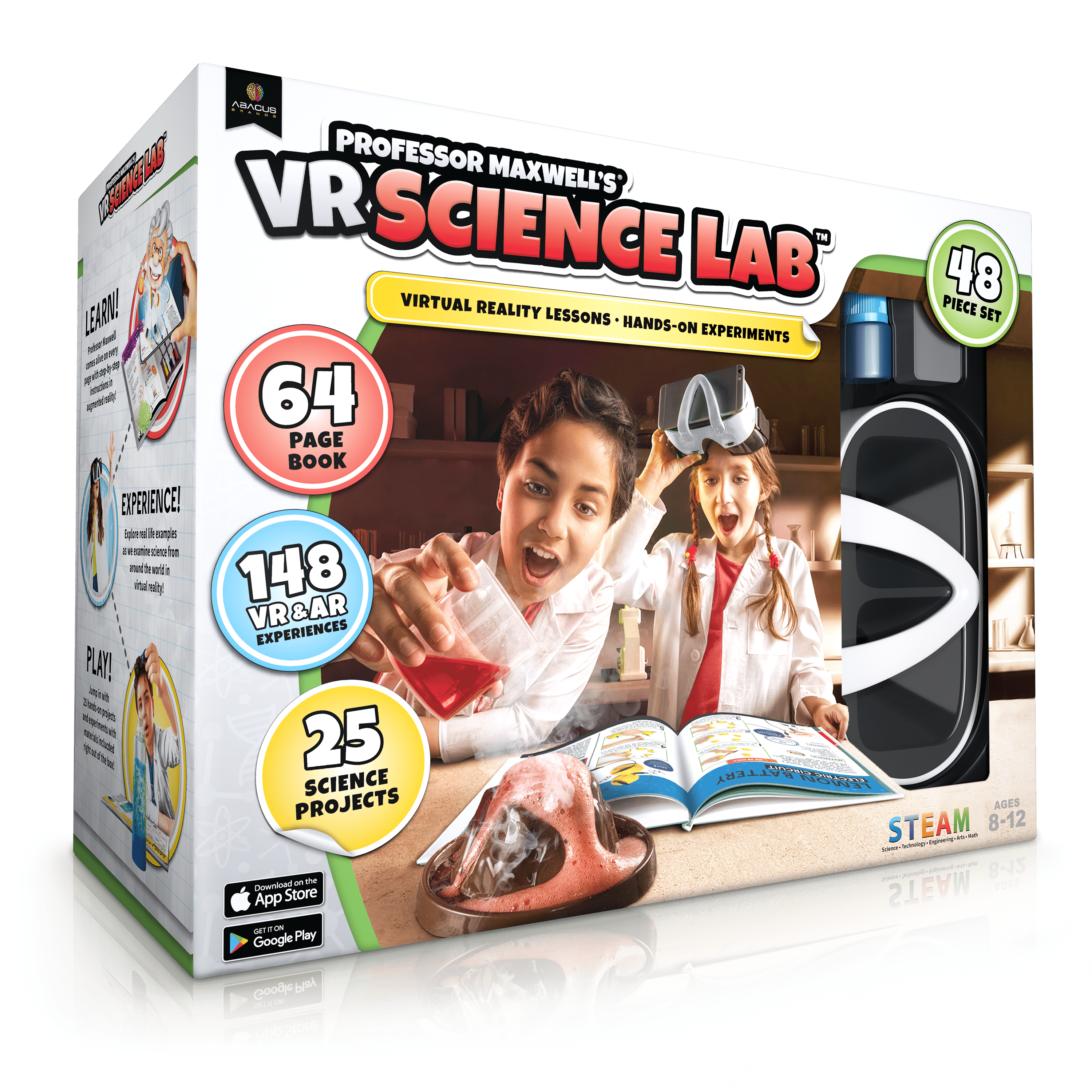 Professor Maxwell's Virtual Reality Science Kit for Kids - VR SCIENCE LAB | Educational Toy STEM