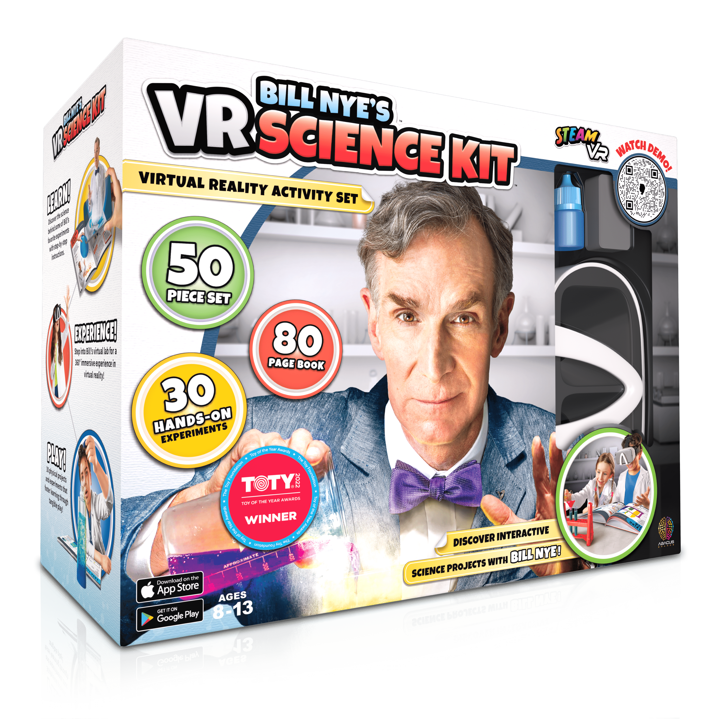 Bill Nye's VR Science Kit  Virtual Reality Science Kit For Kids - STEM  Educational Toy