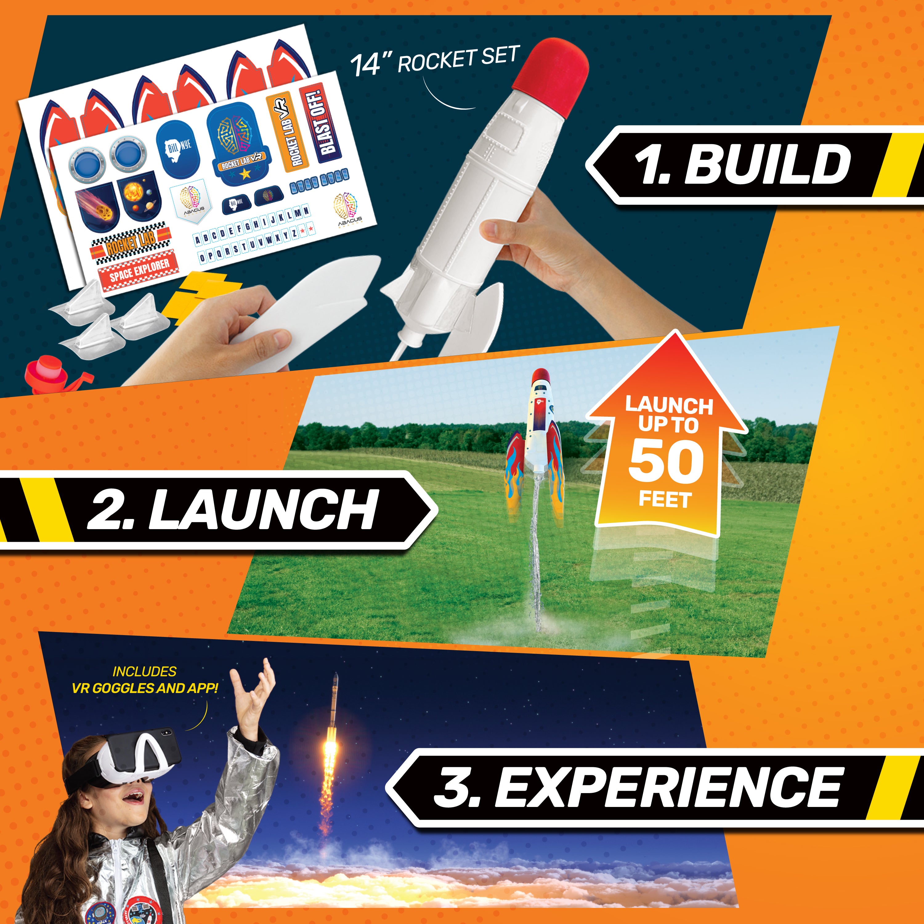 Bill Nye's Virtual Reality Rocket Science Kit - ROCKET LAB VR