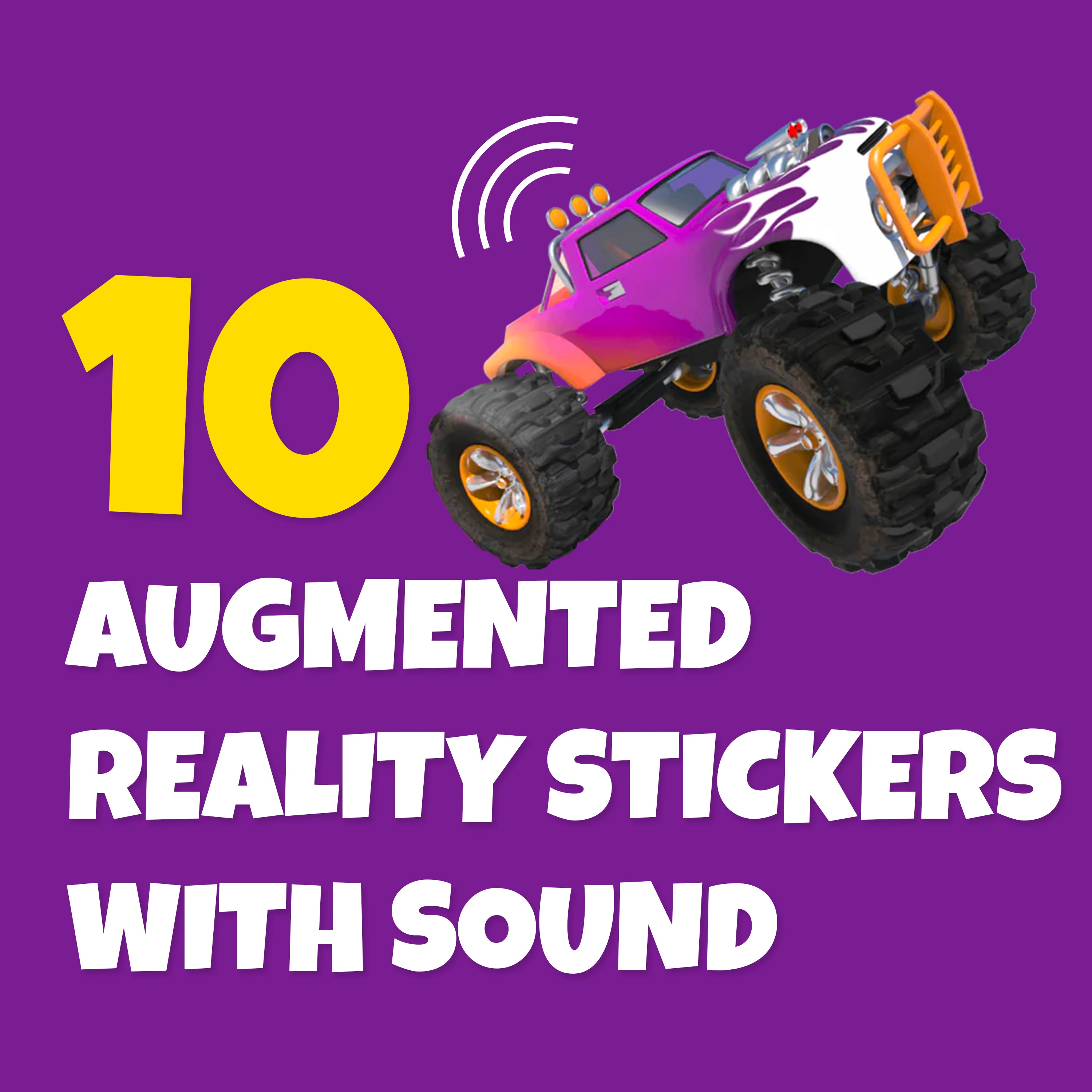 HoloToyz - Metal Mania AR Stickers