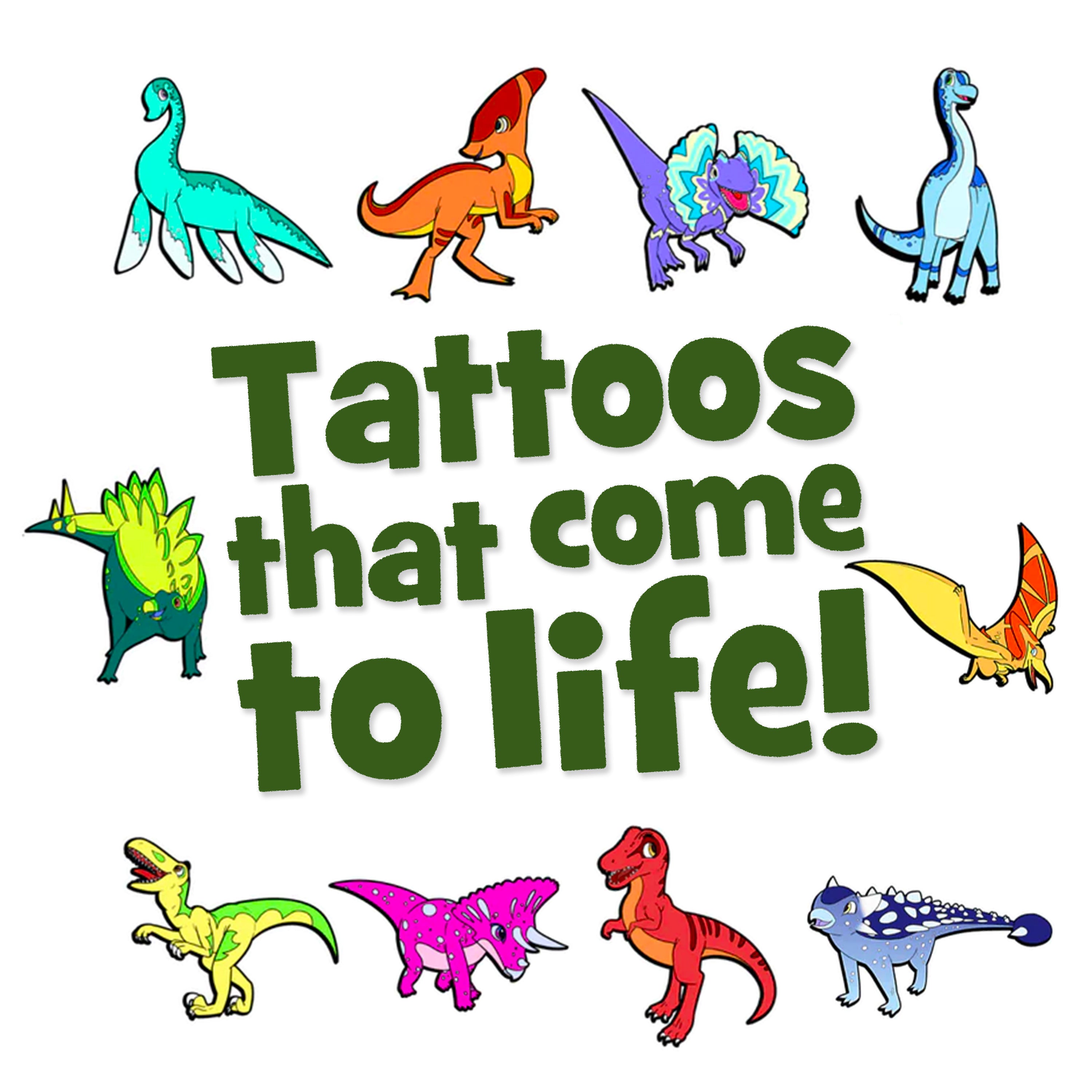 HoloToyz - Jurassic Dinos AR Tattoos