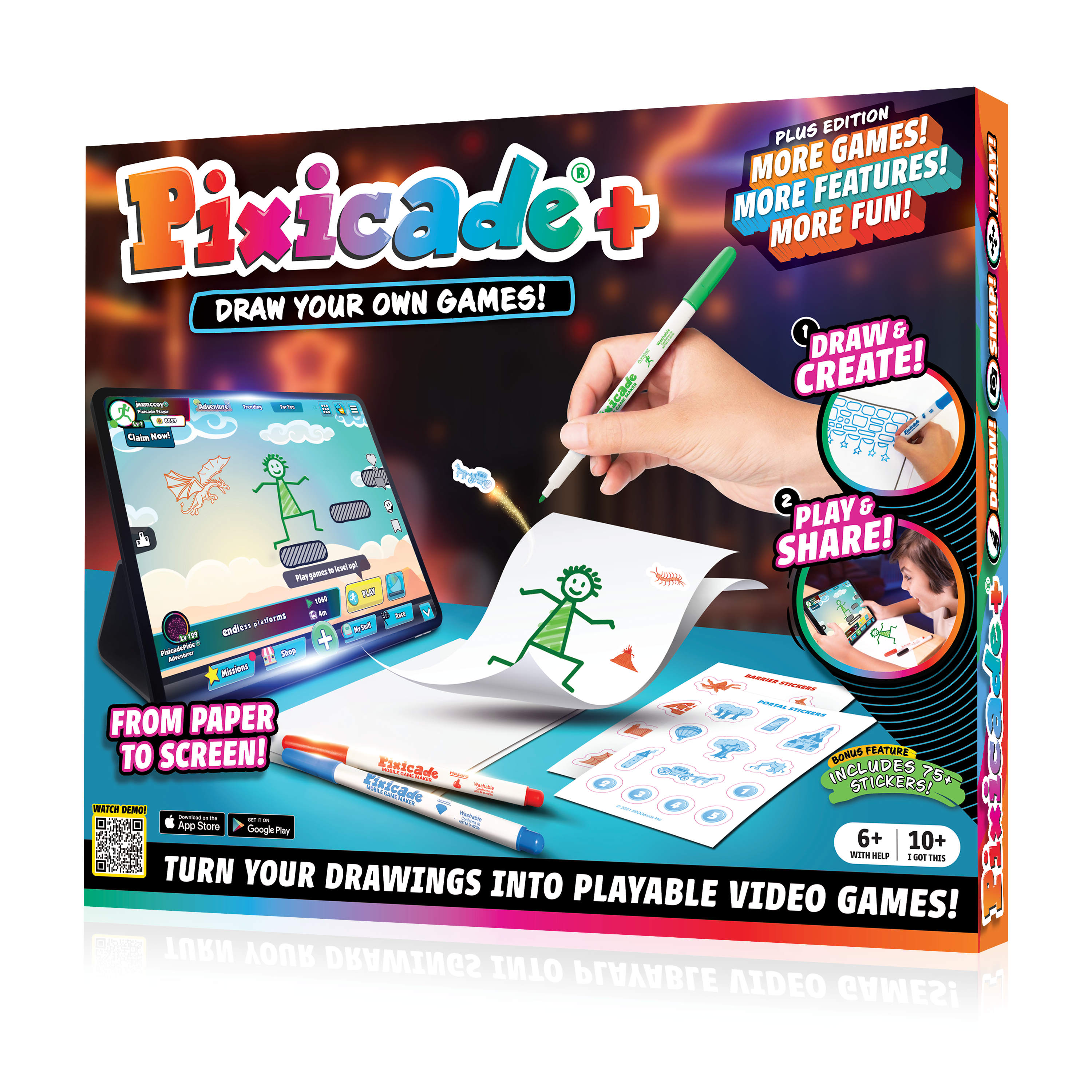 Draw Your Own Games! - Pixicade+