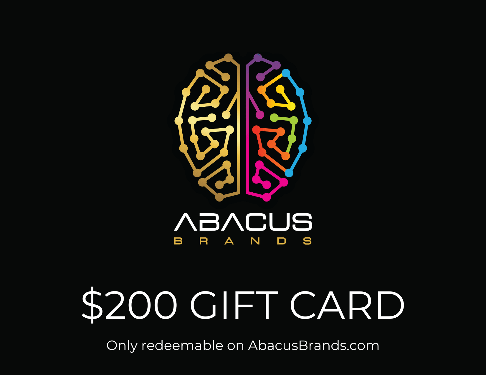 AbacusBrands.com | Gift Card Gift Card Abacus Brands | Virtual Reality Educational Toys and Science Kits for Kids $200.00 