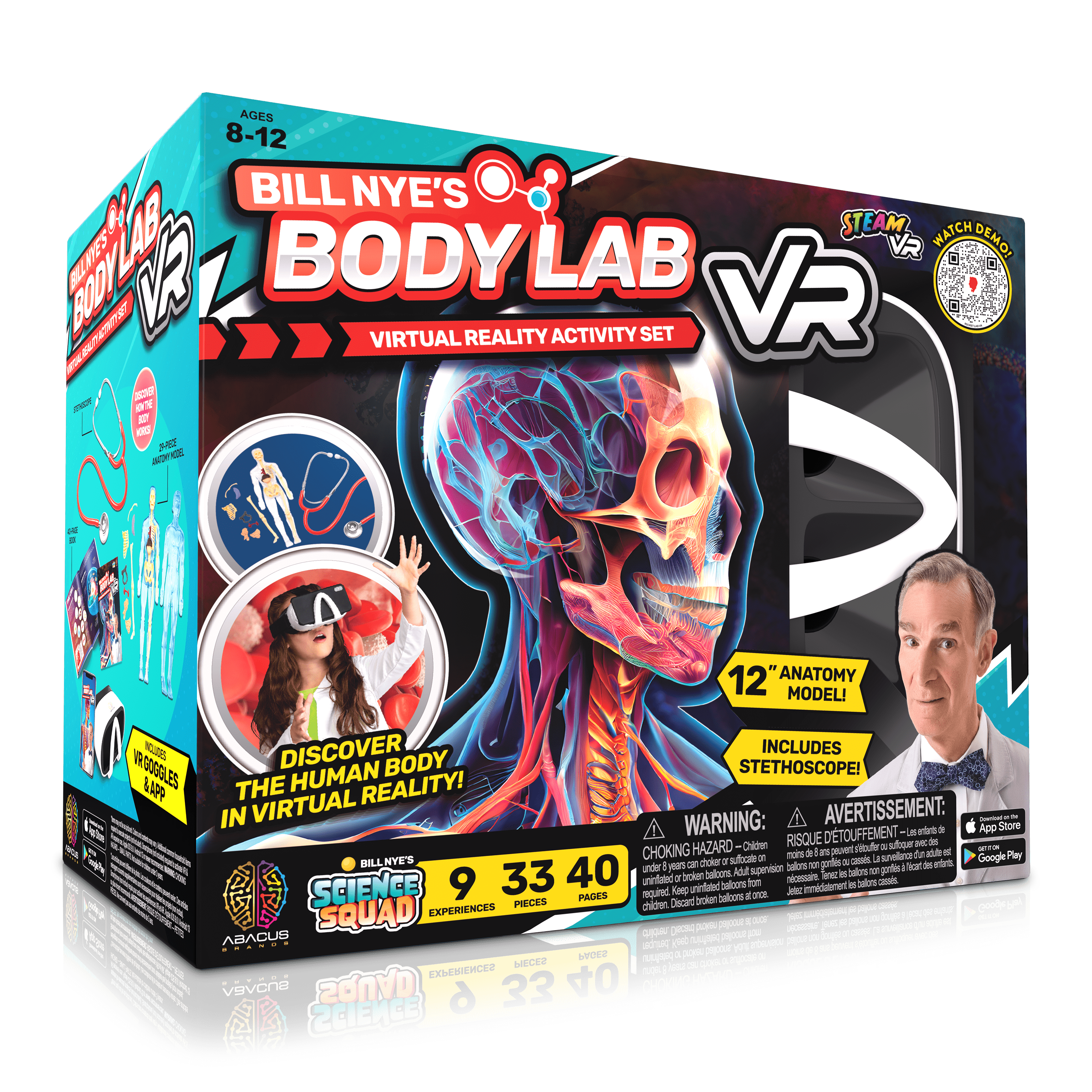 Bill Nye's BODY LAB VR Activity Set Abacus Brands 