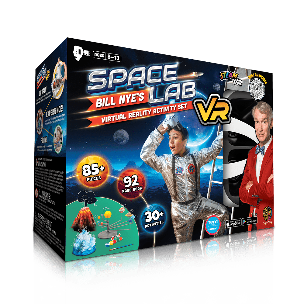Bill Nye's Space Lab VR Science Activity Kit For Kids Abacus Brands | Virtual Reality Educational Toys and Science Kits for Kids 