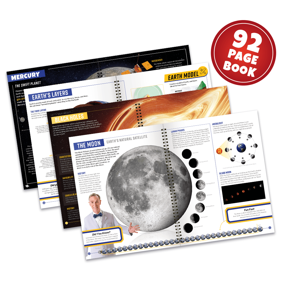 Bill Nye's Space Lab VR Science Activity Kit For Kids Abacus Brands | Virtual Reality Educational Toys and Science Kits for Kids 