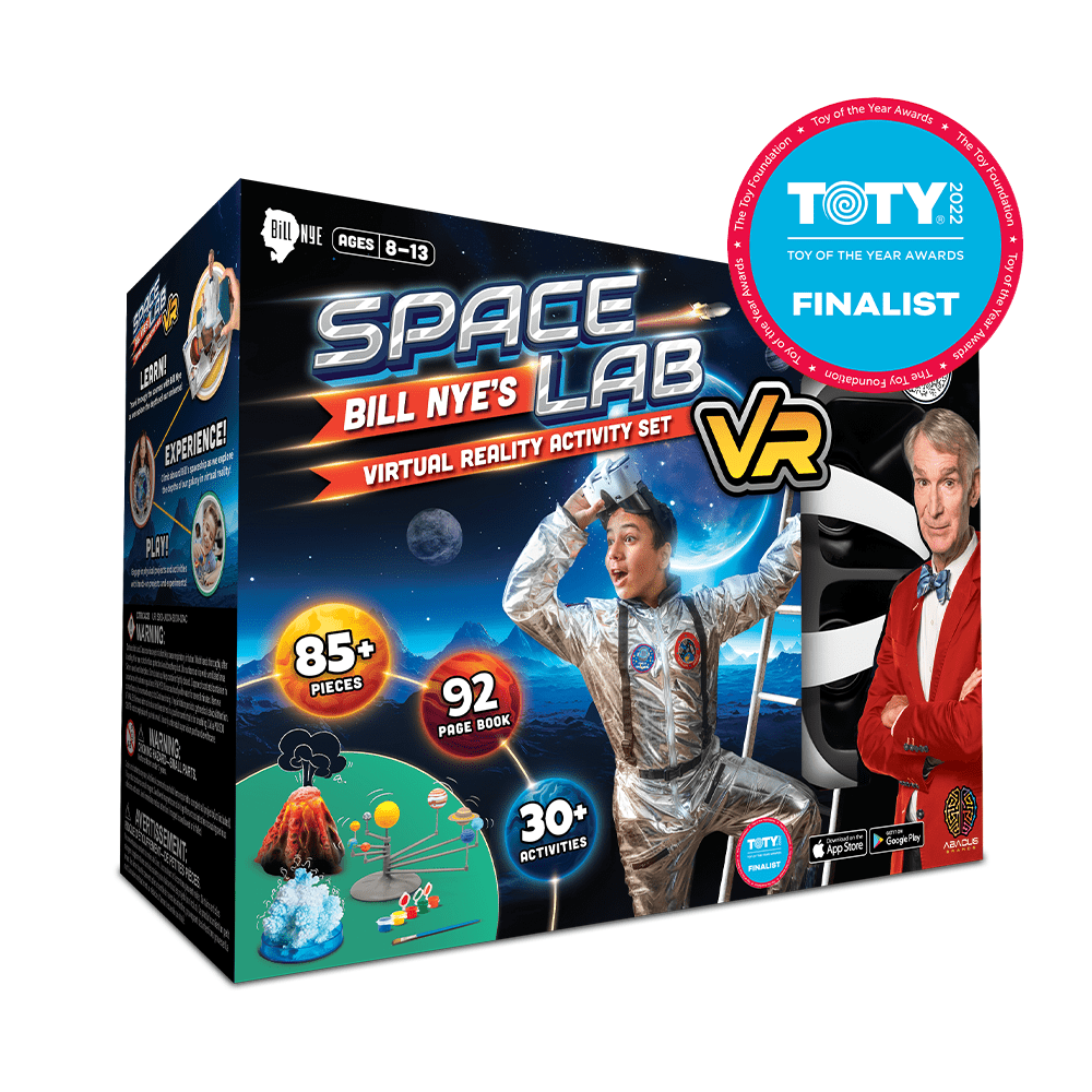 Bill Nye's Space Lab VR Science Activity Kit For Kids Abacus Brands | Virtual Reality Educational Toys and Science Kits for Kids 