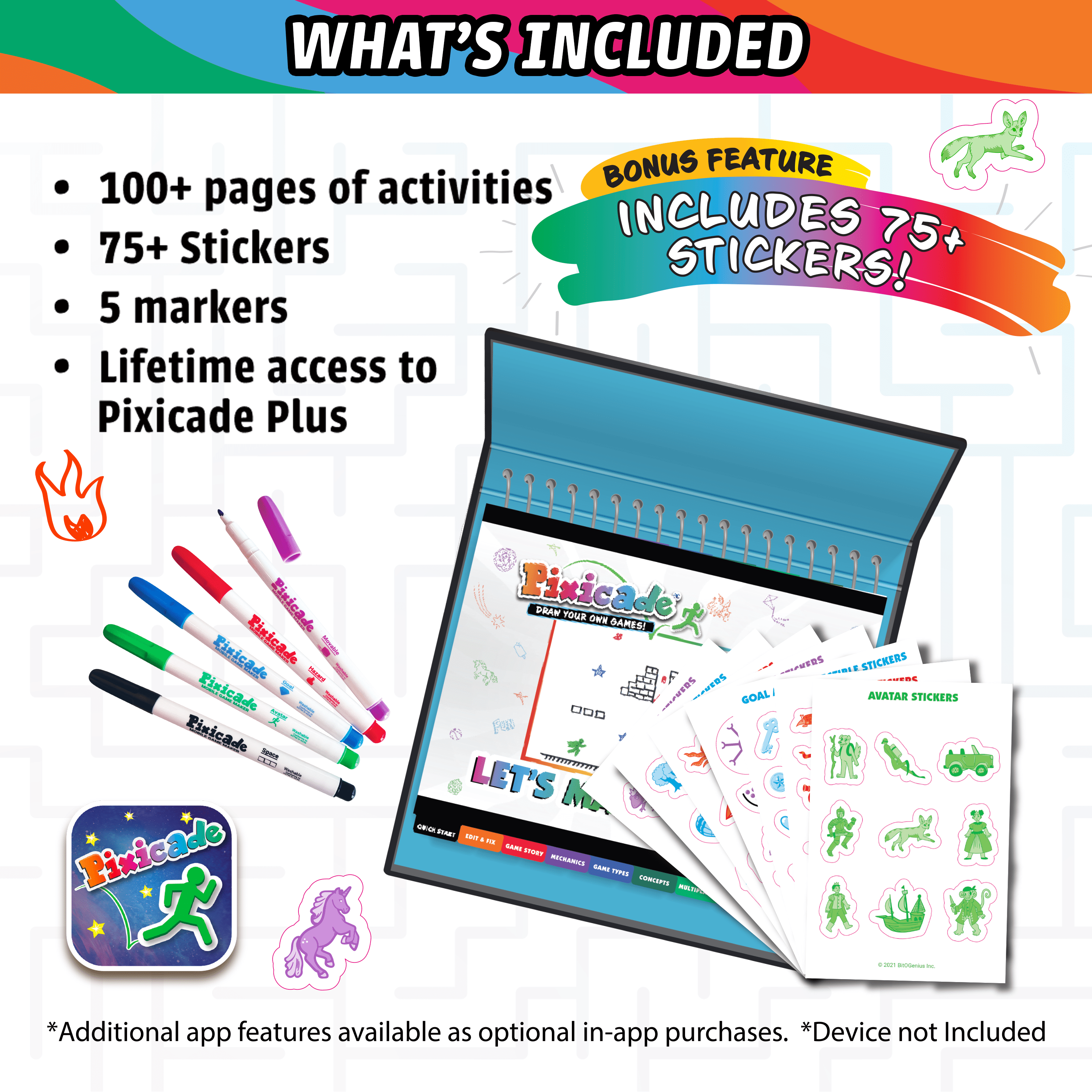 Draw Your Own Games! - Pixicade+ Abacus Brands | Virtual Reality Educational Toys and Science Kits for Kids 