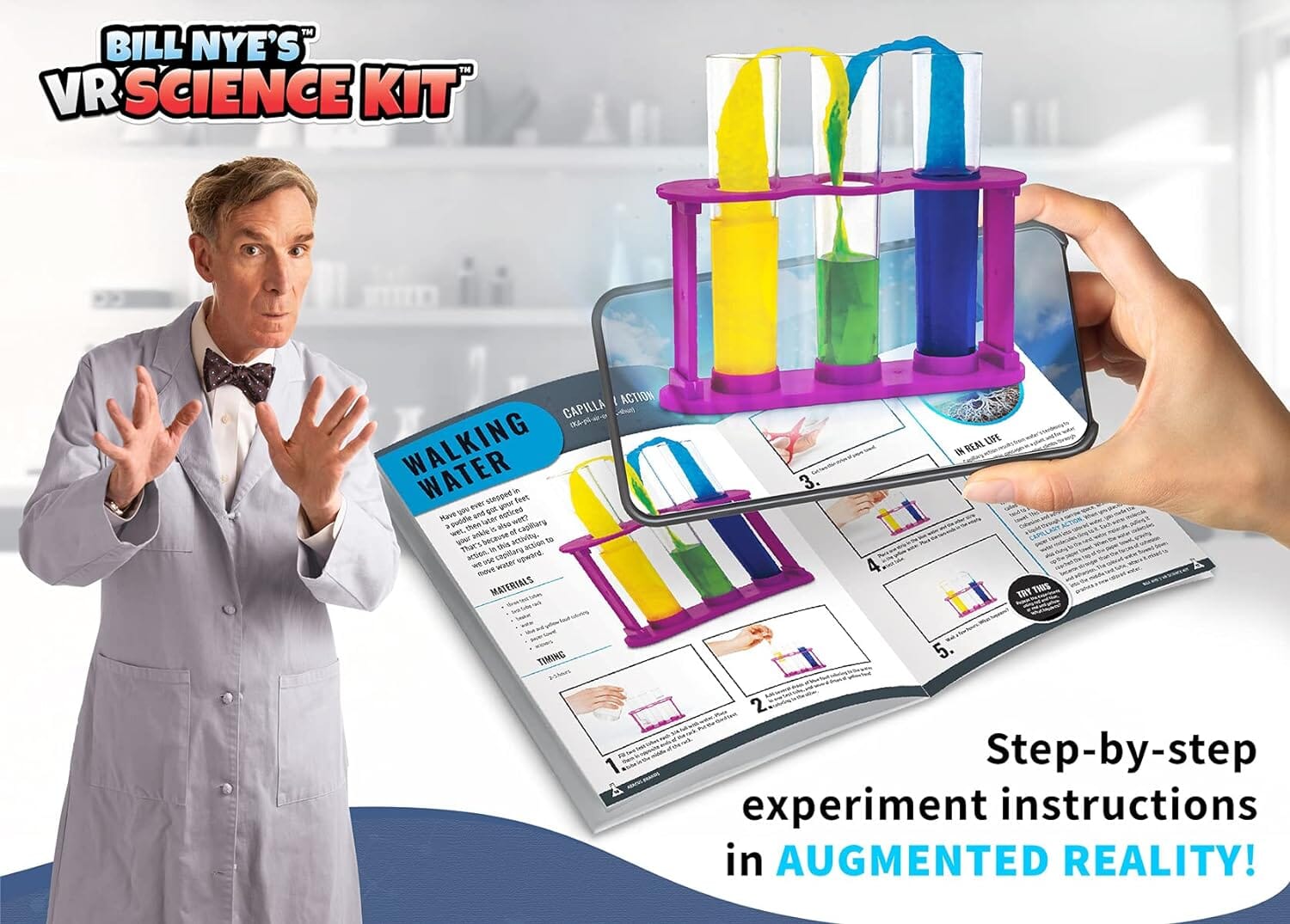 Expansion Pack (NO GOGGLES) Bill Nye's: - VR Science Kit Abacus Brands 