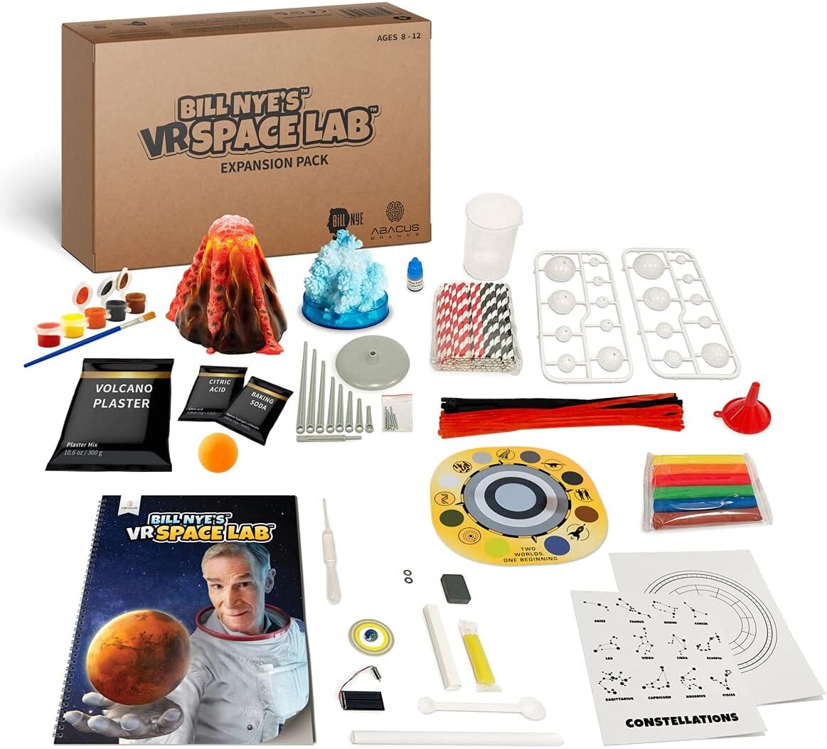 Expansion Pack (NO GOGGLES) Bill Nye's: - VR Space Lab Abacus Brands | Virtual Reality Educational Toys and Science Kits for Kids 