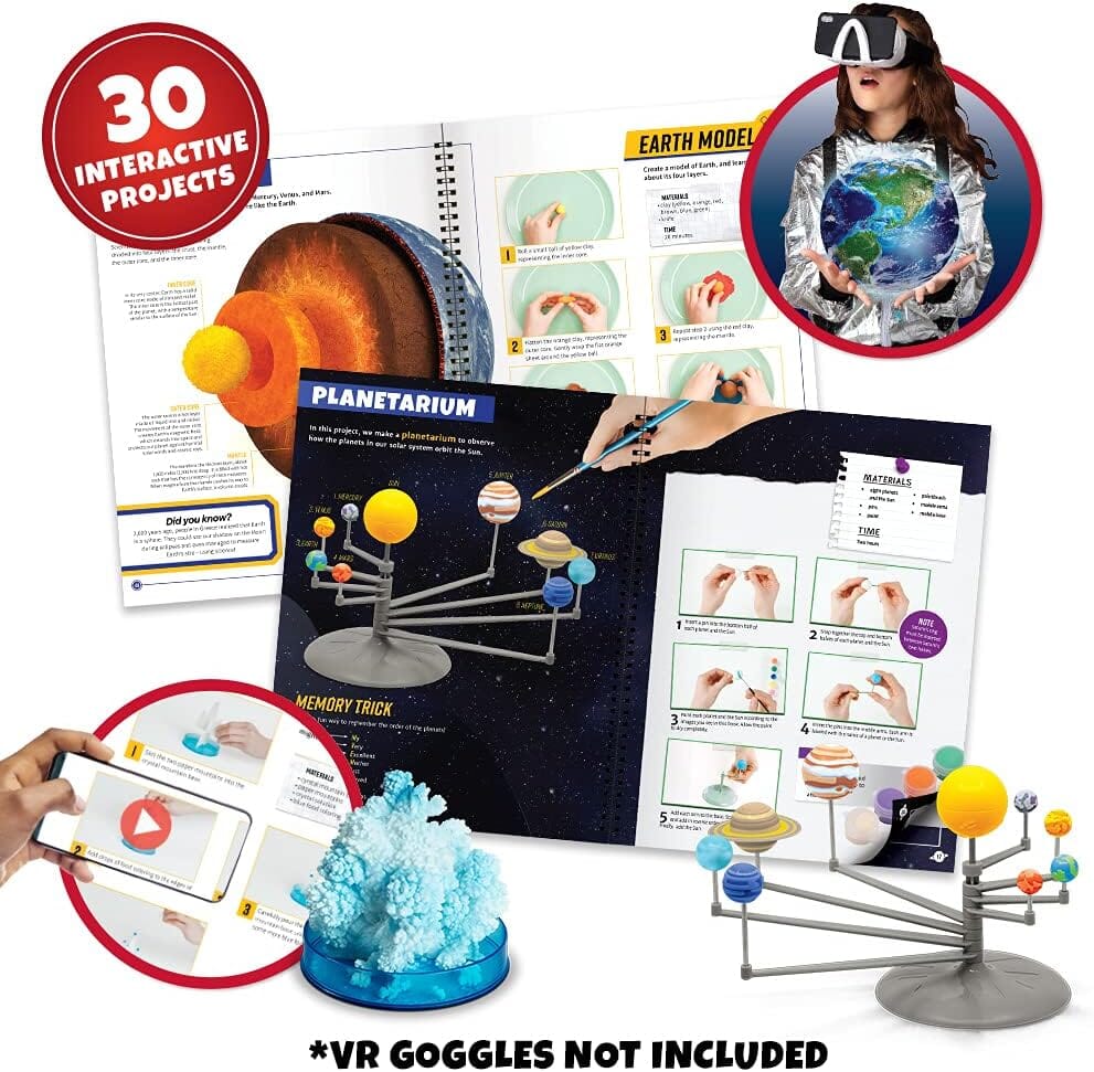 Expansion Pack (NO GOGGLES) Bill Nye's: - VR Space Lab Abacus Brands | Virtual Reality Educational Toys and Science Kits for Kids 