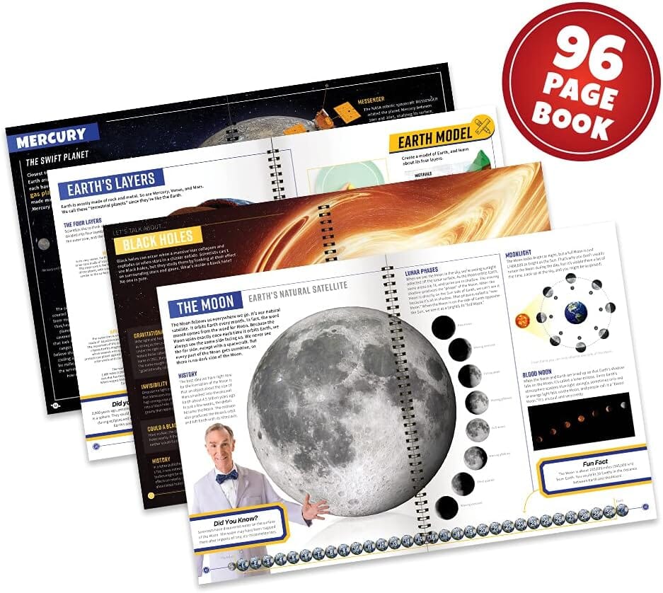 Expansion Pack (NO GOGGLES) Bill Nye's: - VR Space Lab Abacus Brands | Virtual Reality Educational Toys and Science Kits for Kids 