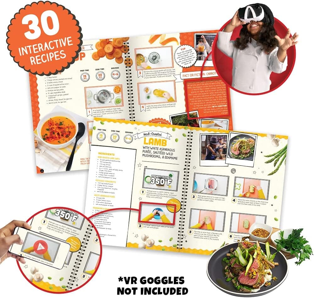 Expansion Pack (NO GOGGLES): - VR MasterChef Junior Abacus Brands | Virtual Reality Educational Toys and Science Kits for Kids 