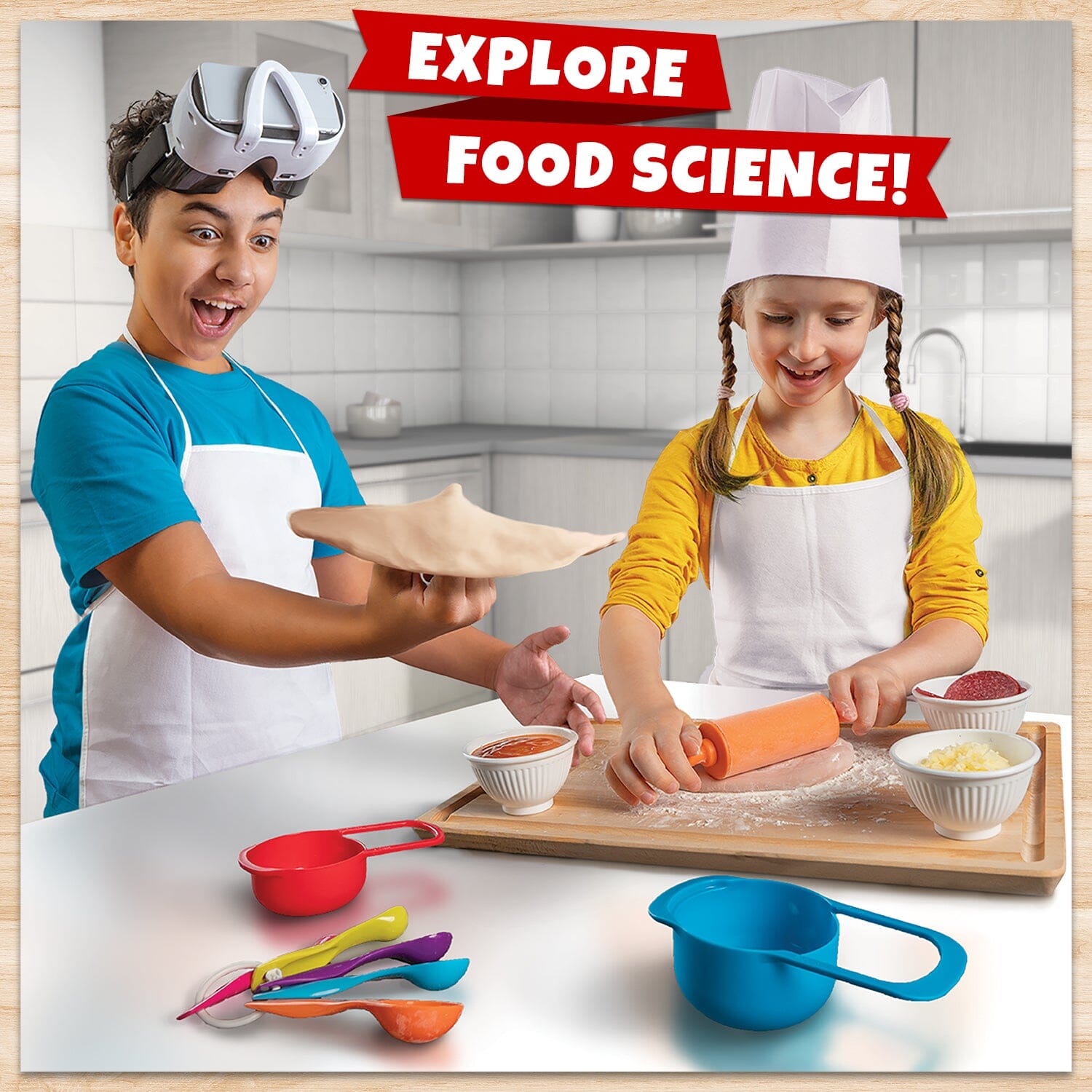 Expansion Pack (NO GOGGLES): - VR MasterChef Junior Abacus Brands | Virtual Reality Educational Toys and Science Kits for Kids 