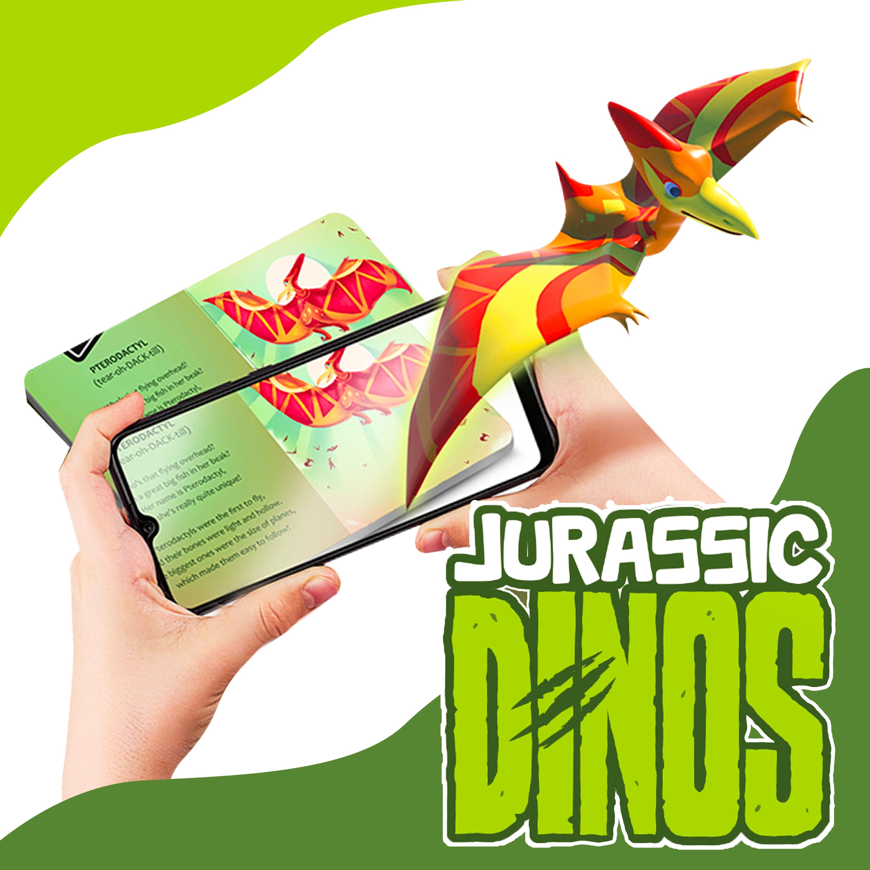 HoloToyz - Jurassic Dinos AR Book Abacus Brands 