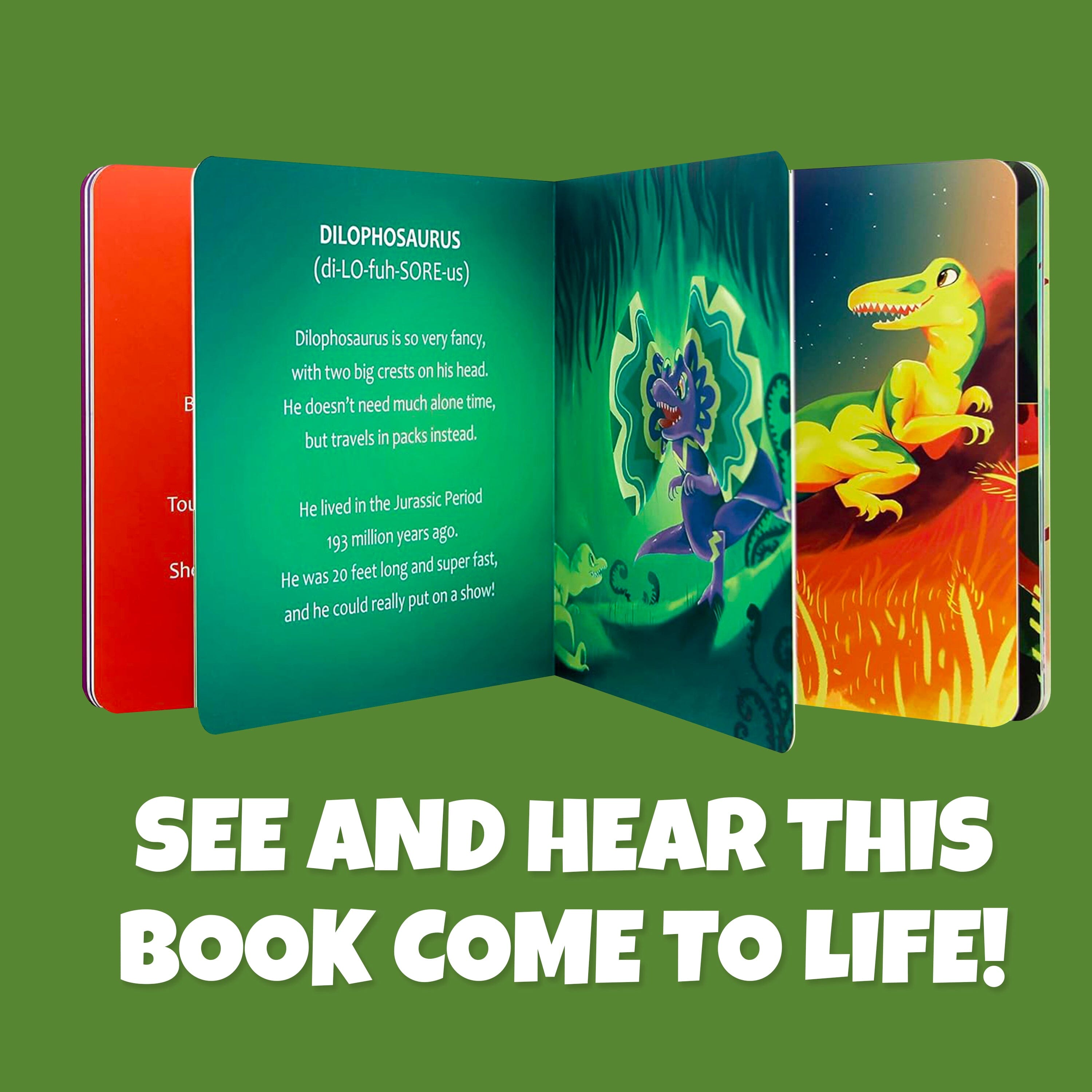 HoloToyz - Jurassic Dinos AR Book Abacus Brands 