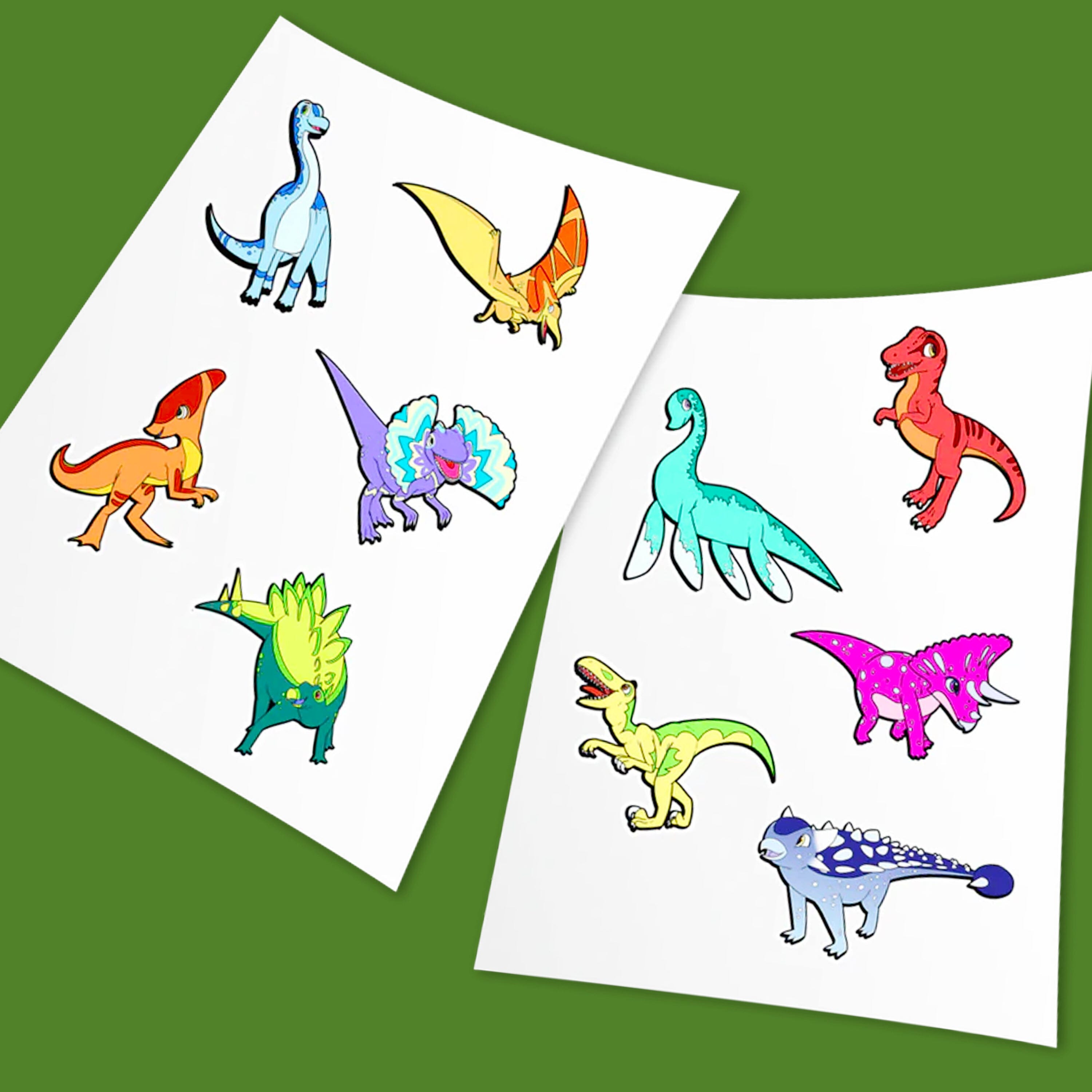 HoloToyz - Jurassic Dinos AR Stickers Abacus Brands 
