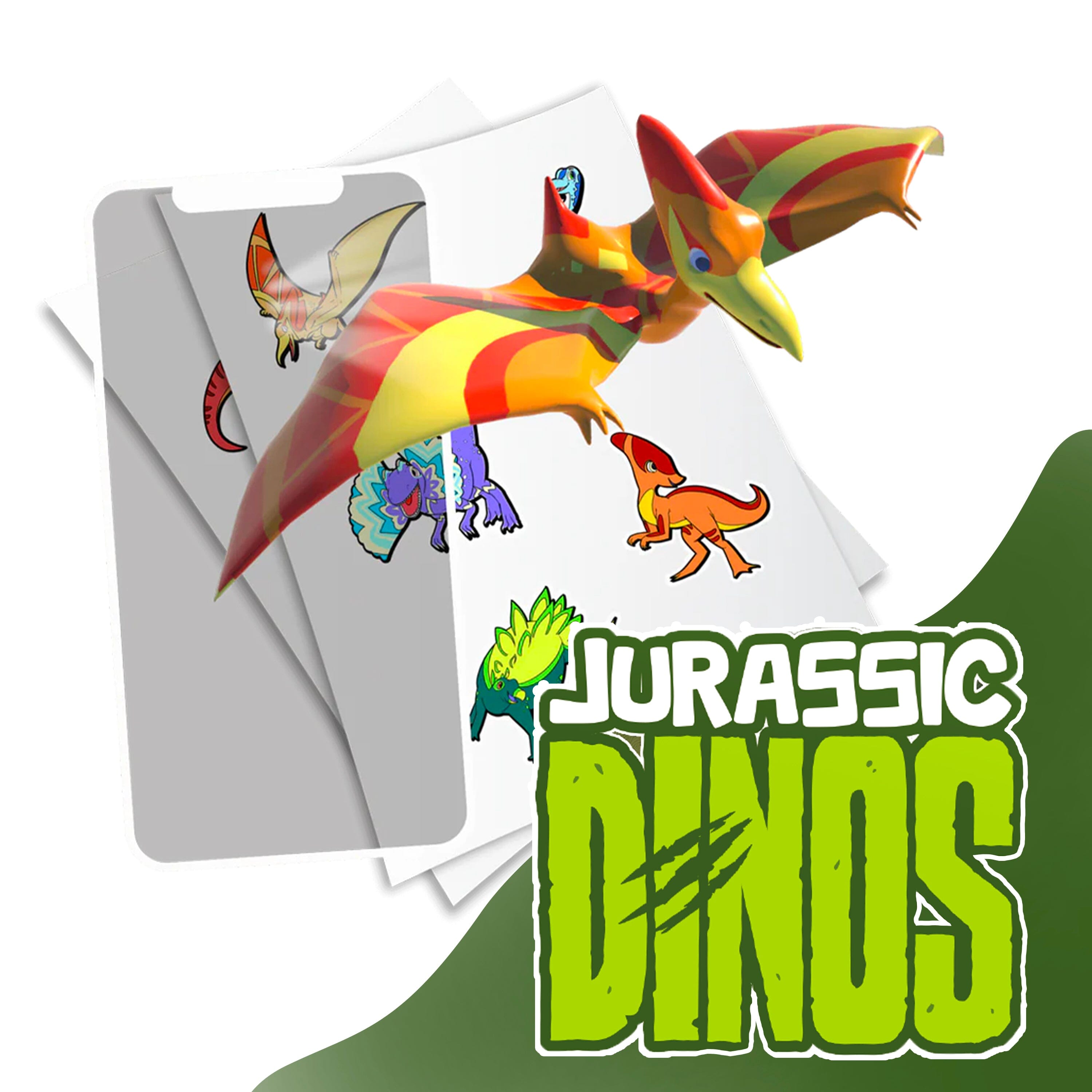 HoloToyz - Jurassic Dinos AR Stickers Abacus Brands 