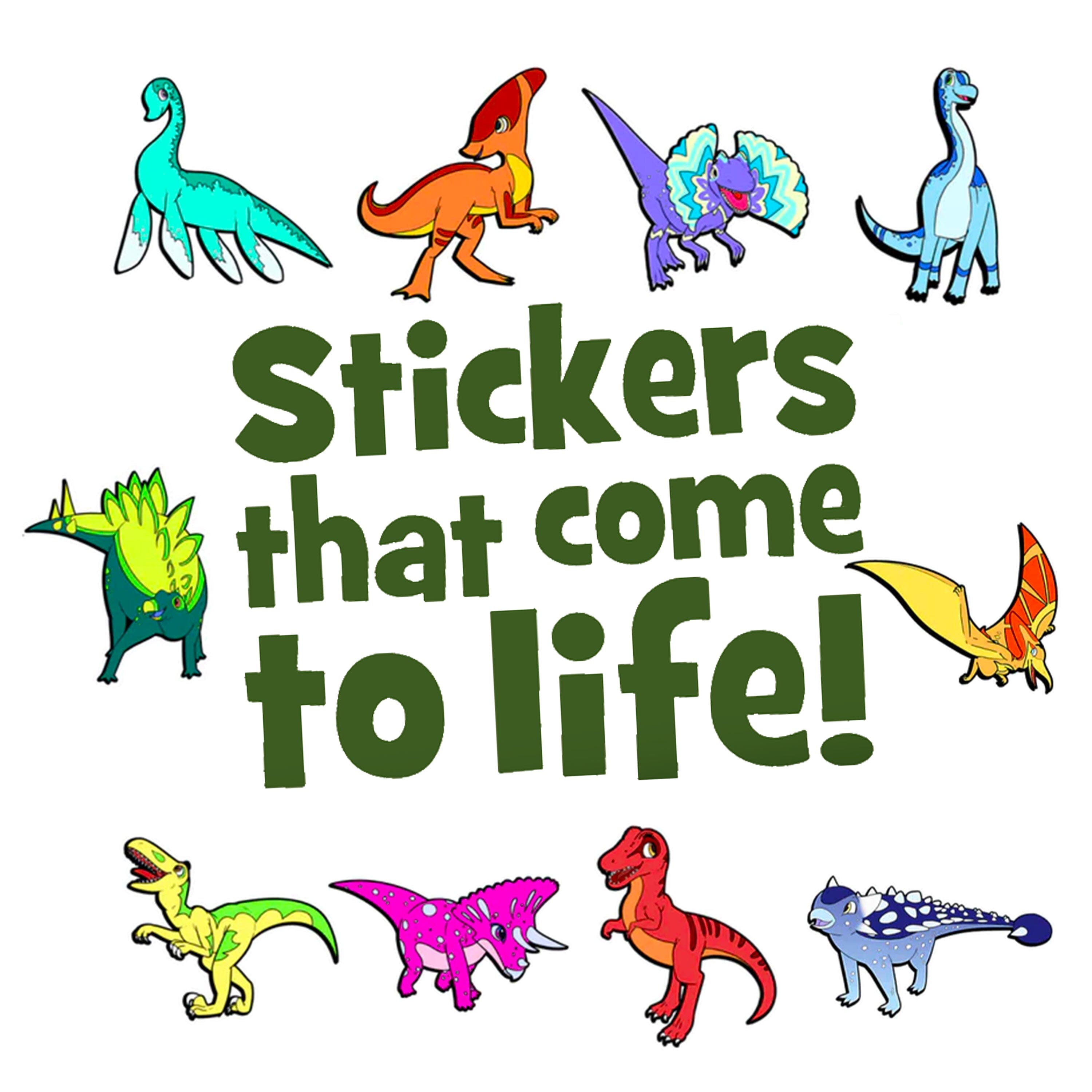 HoloToyz - Jurassic Dinos AR Stickers Abacus Brands 