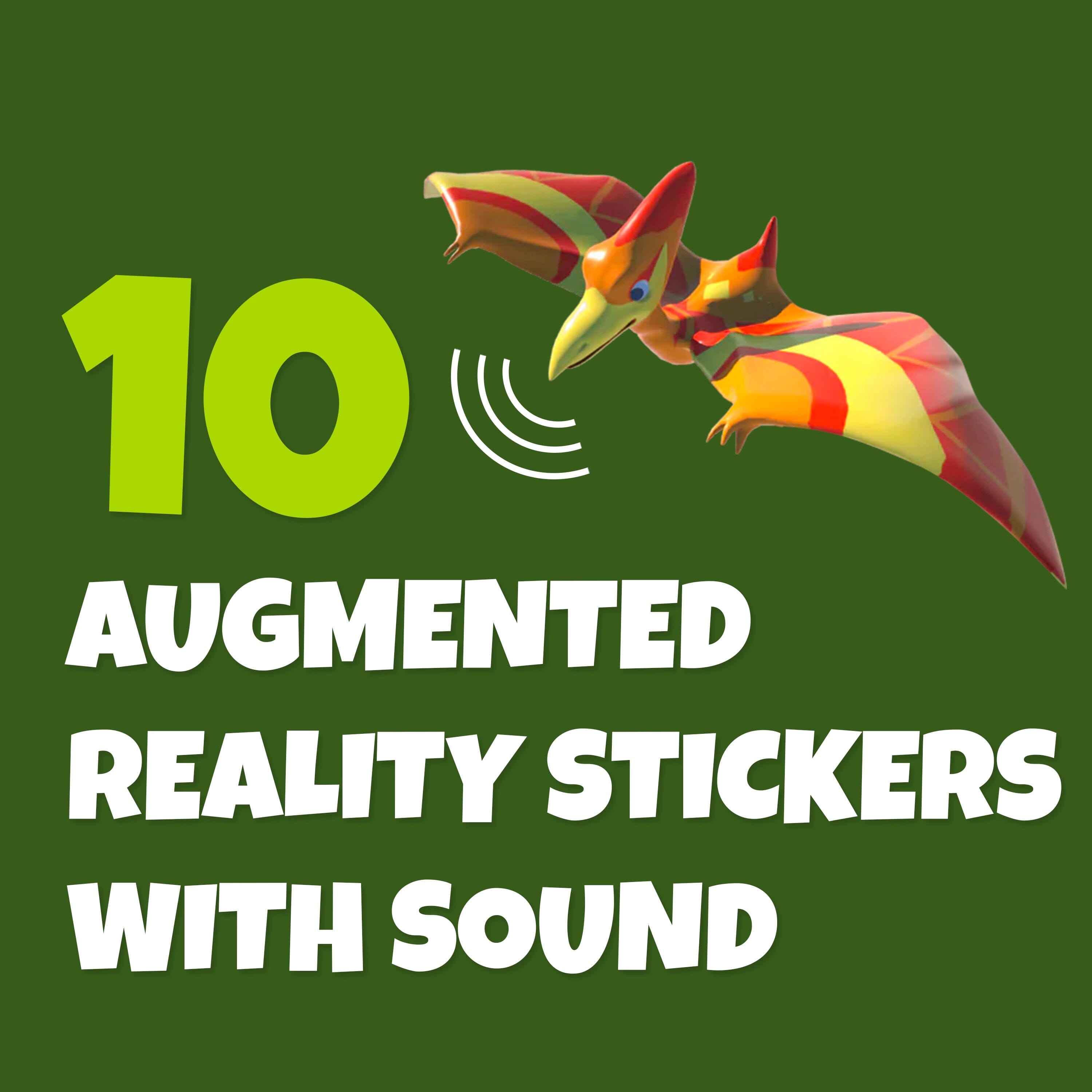 HoloToyz - Jurassic Dinos AR Stickers Abacus Brands 