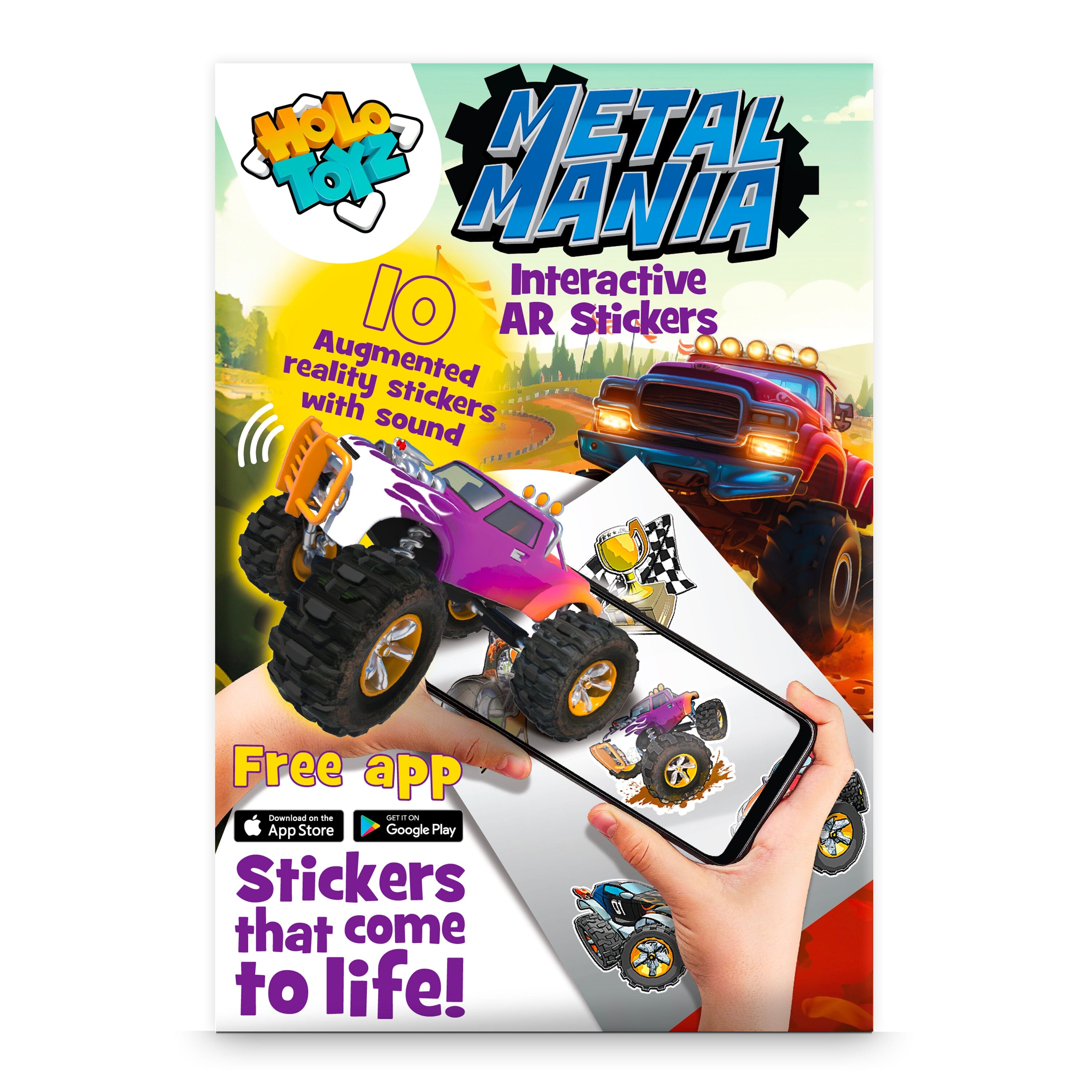 HoloToyz - Metal Mania AR Stickers Abacus Brands 