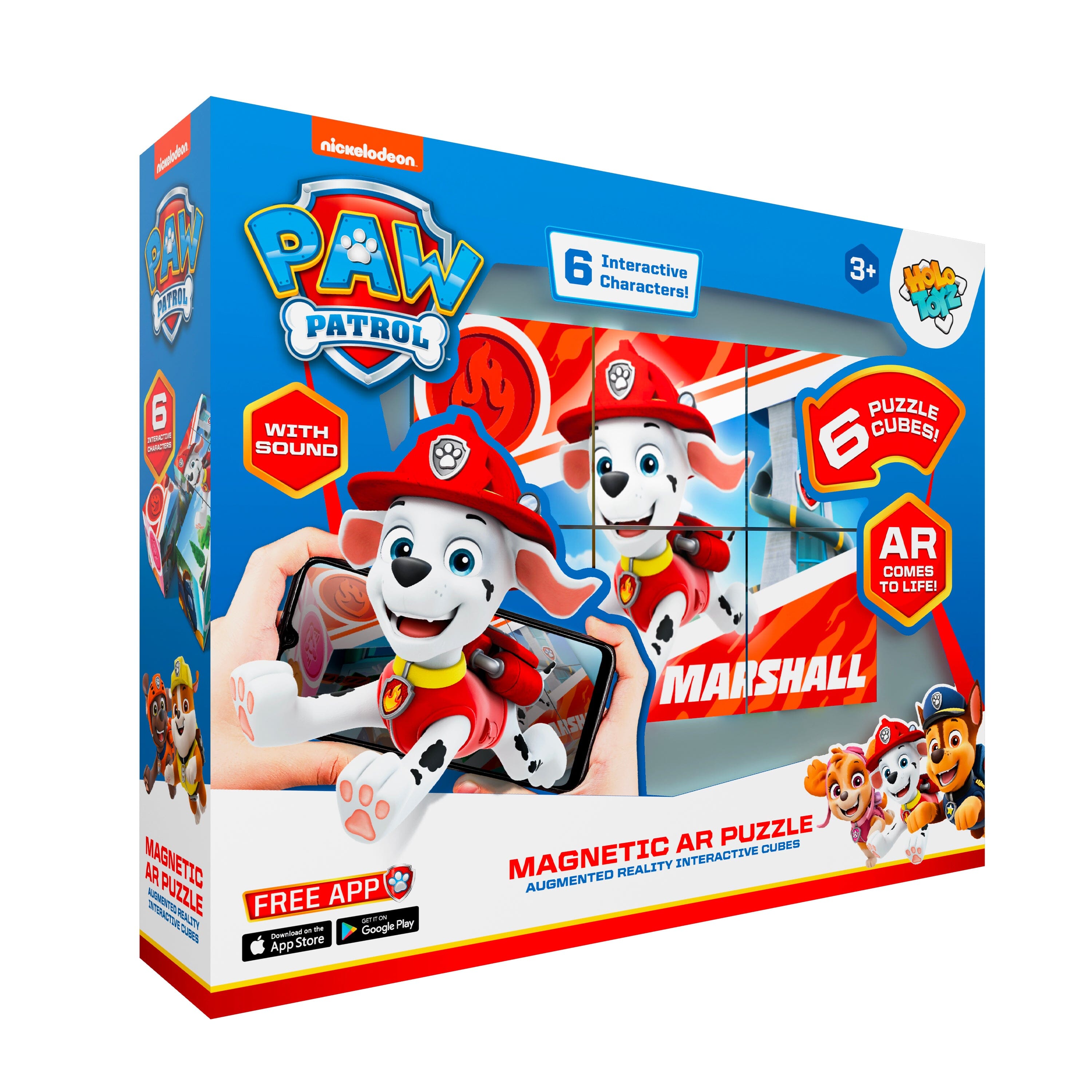 HoloToyz - PAW Patrol AR Puzzle Cubez Abacus Brands 