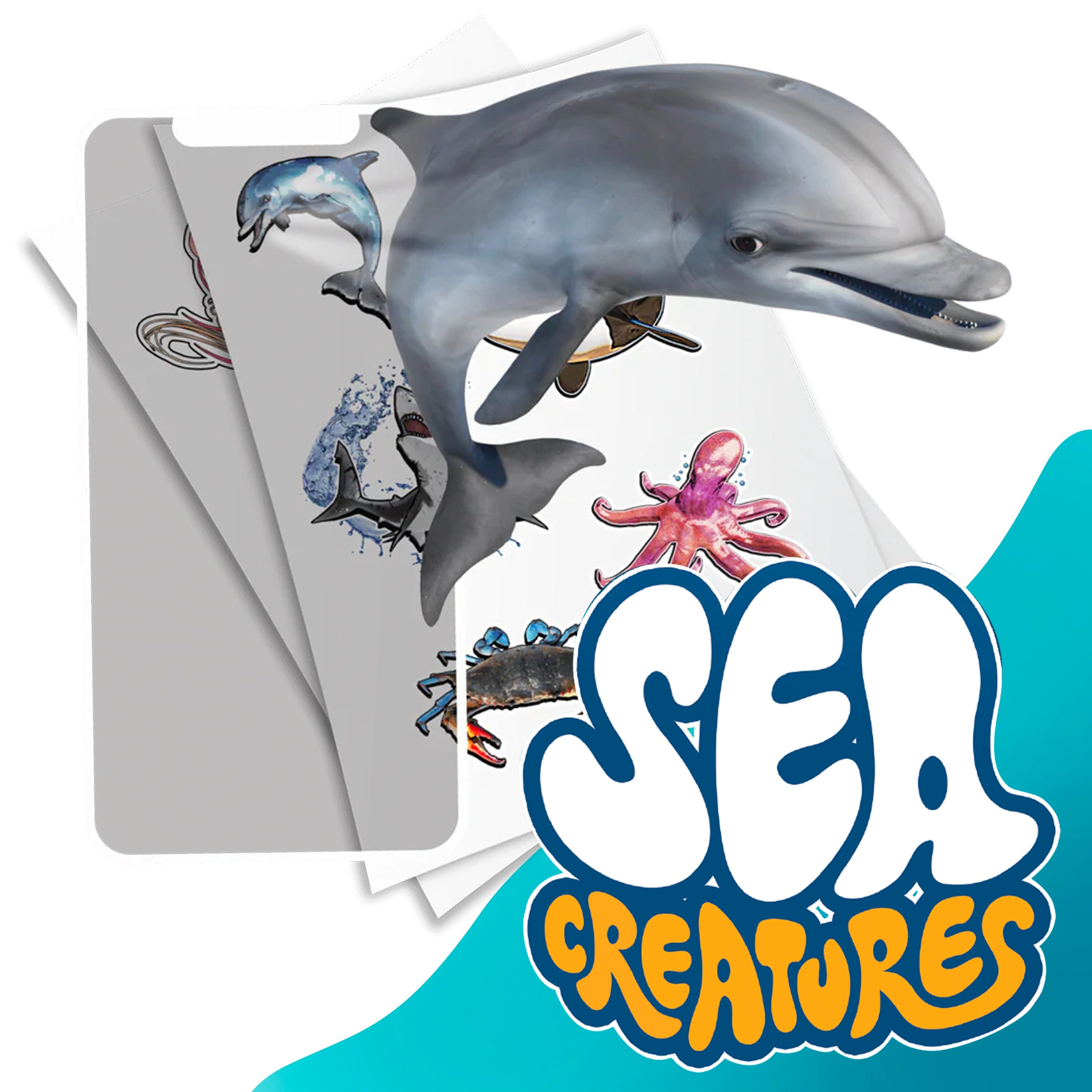HoloToyz - Sea Creatures AR Stickers Abacus Brands 