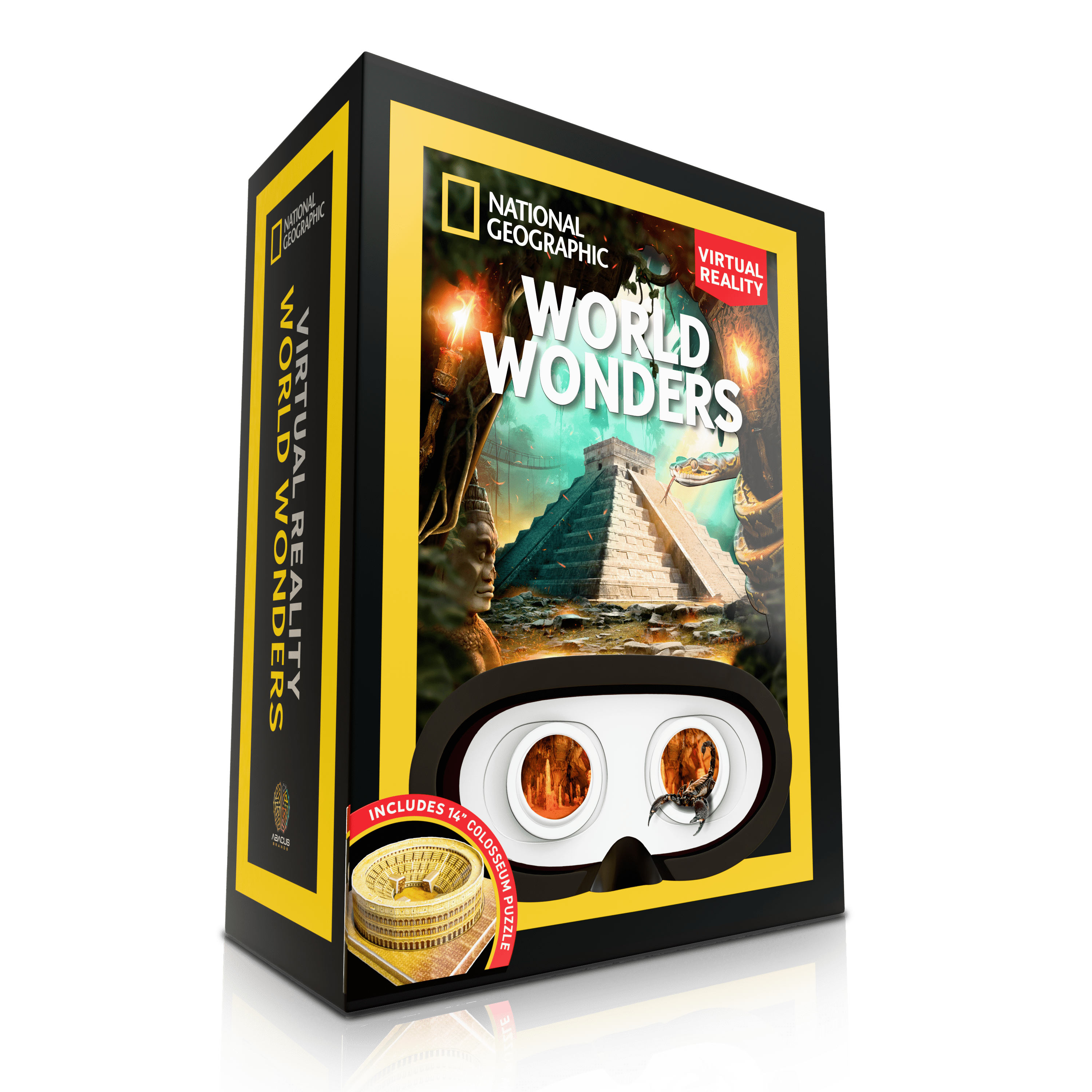 National Geographic Virtual Reality - World Wonders Abacus Brands | Virtual Reality Educational Toys and Science Kits for Kids 