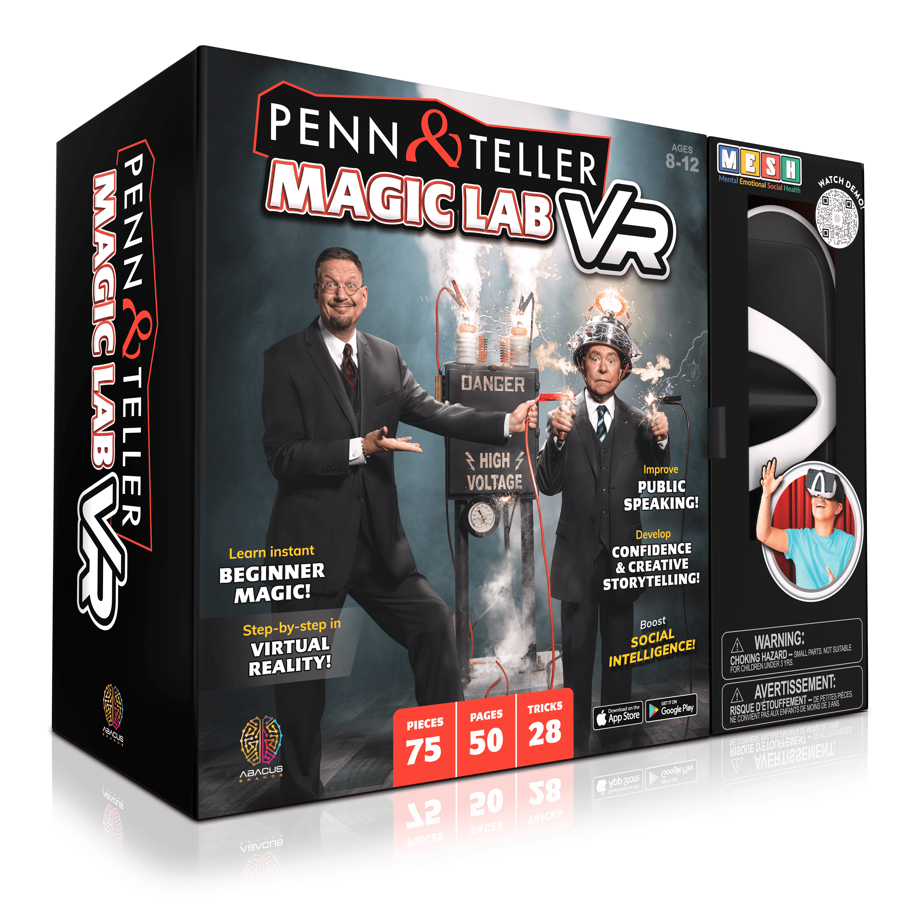 Penn & Teller's Magic Lab VR Experience Abacus Brands | Virtual Reality Educational Toys and Science Kits for Kids 