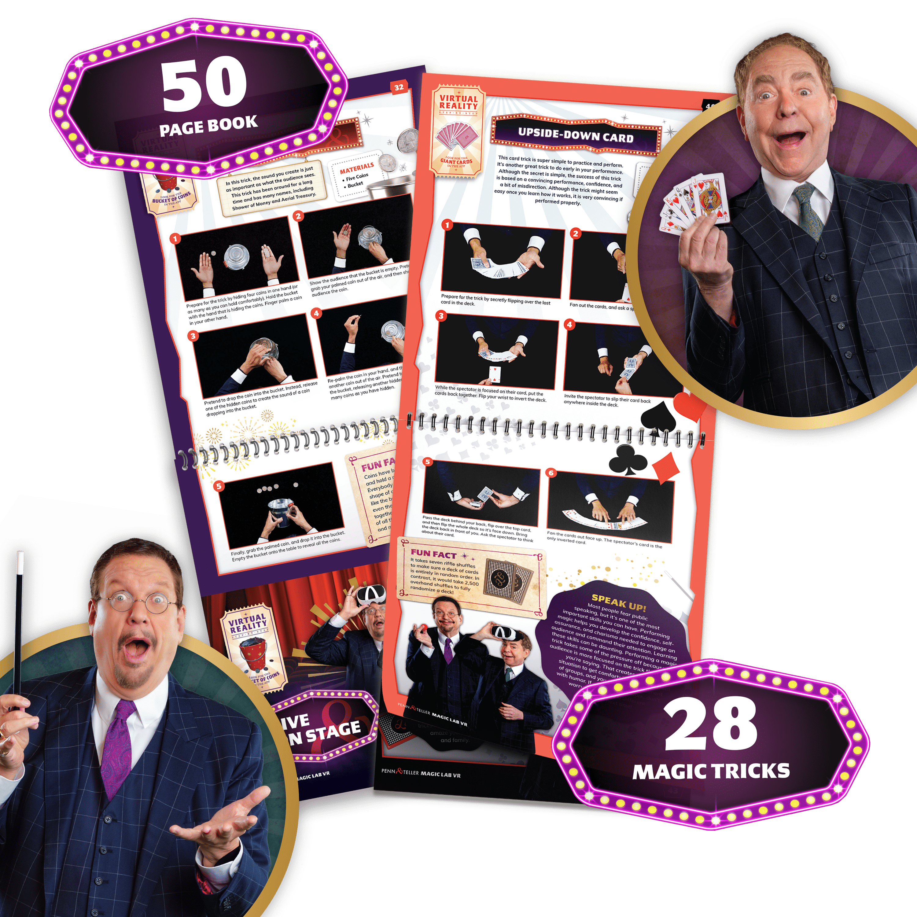 Penn & Teller's Magic Lab VR Experience Abacus Brands | Virtual Reality Educational Toys and Science Kits for Kids 