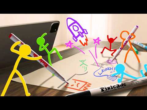 Draw Your Own Games! Special Animation Edition - Pixicade! - Alan Becker