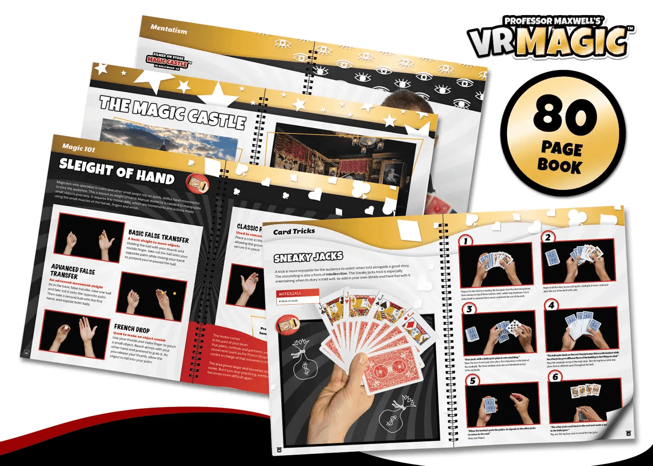 Professor Maxwell's Virtual Reality Magic Trick Set for Kids Abacus Brands 