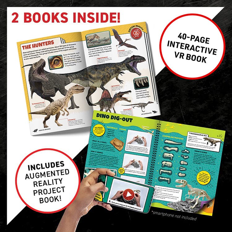 Professor Maxwell's VR Dinosaurs Abacus Brands | Virtual Reality Educational Toys and Science Kits for Kids 