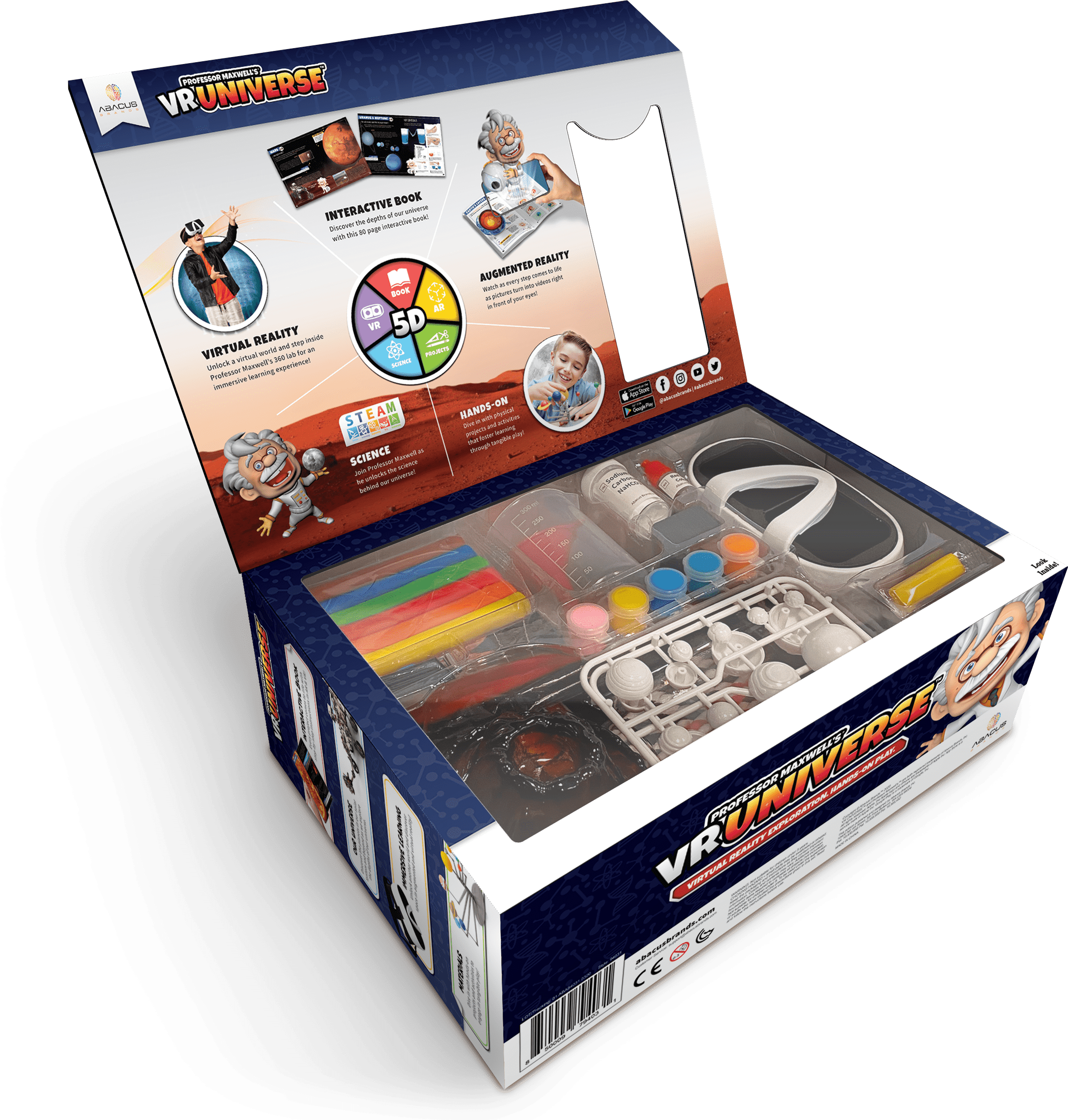 Professor Maxwell's VR Universe Space Science Kit for Kids Abacus Brands 