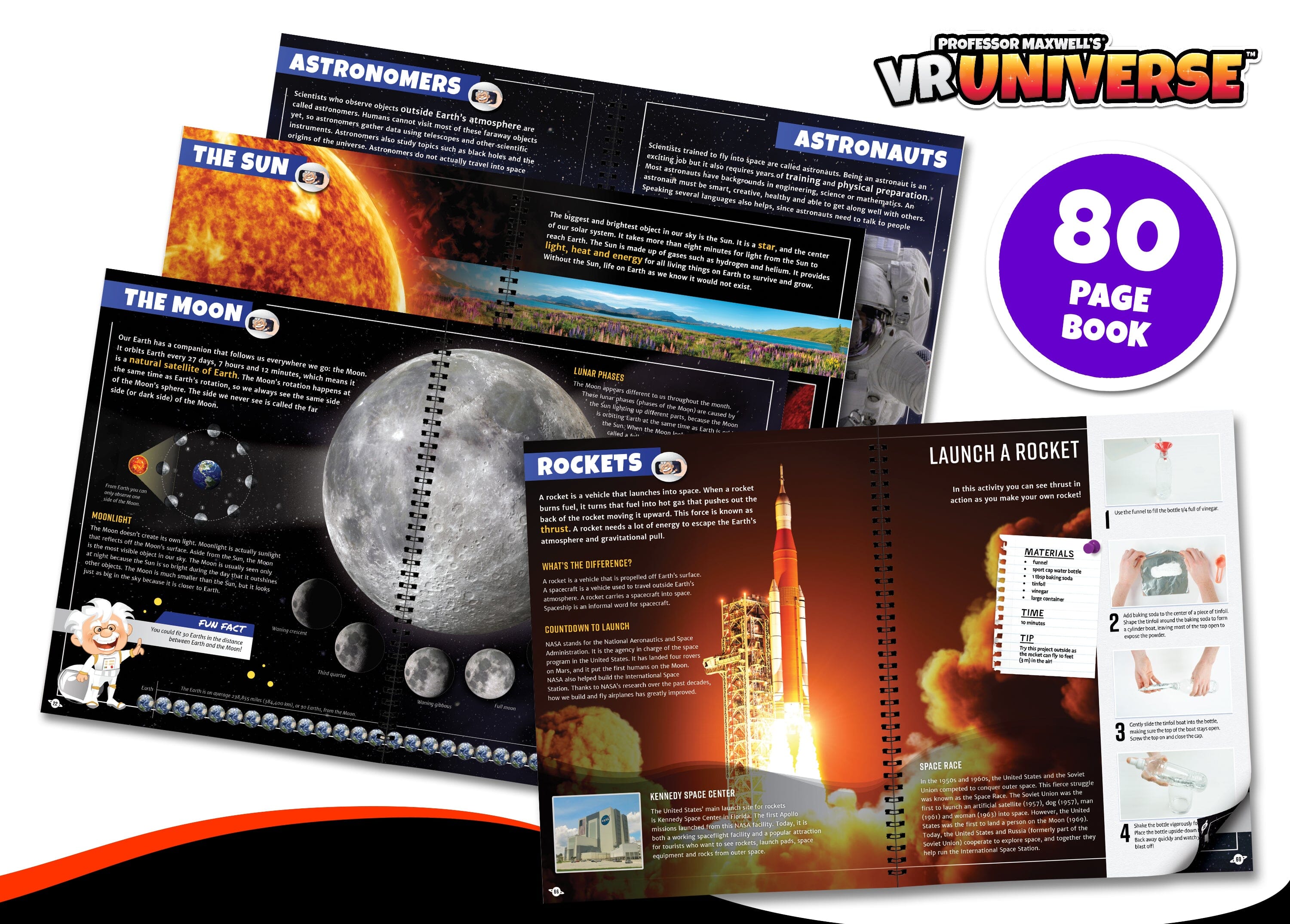 Professor Maxwell's VR Universe Space Science Kit for Kids Abacus Brands 