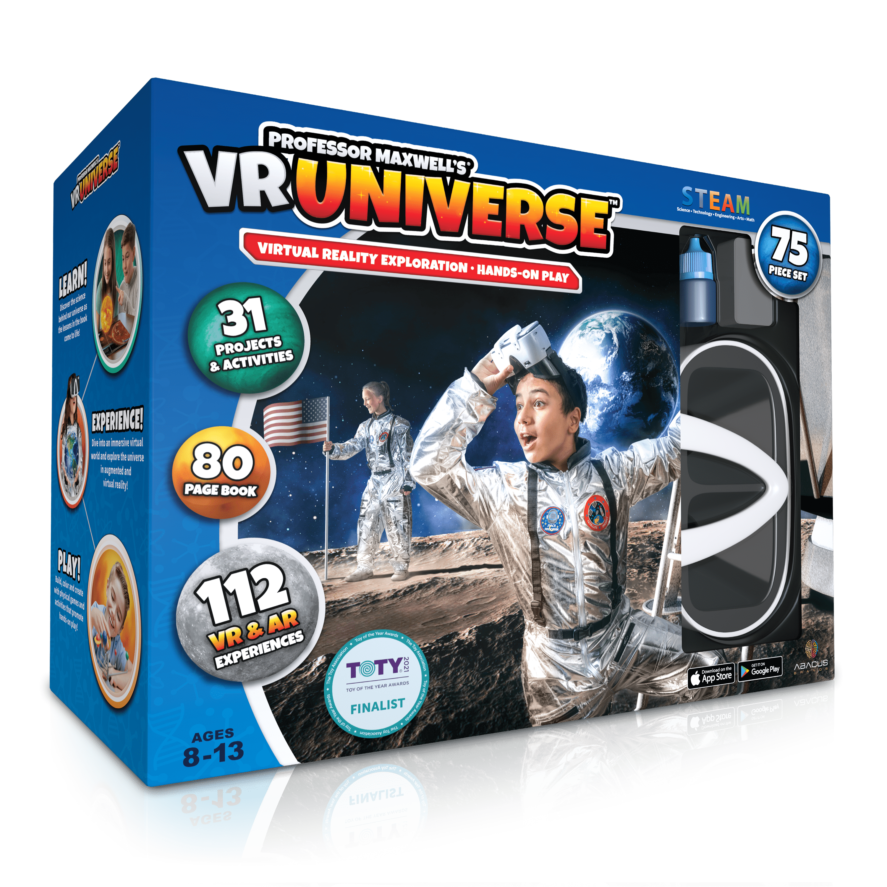 Professor Maxwell's VR Universe Space Science Kit for Kids Abacus Brands 
