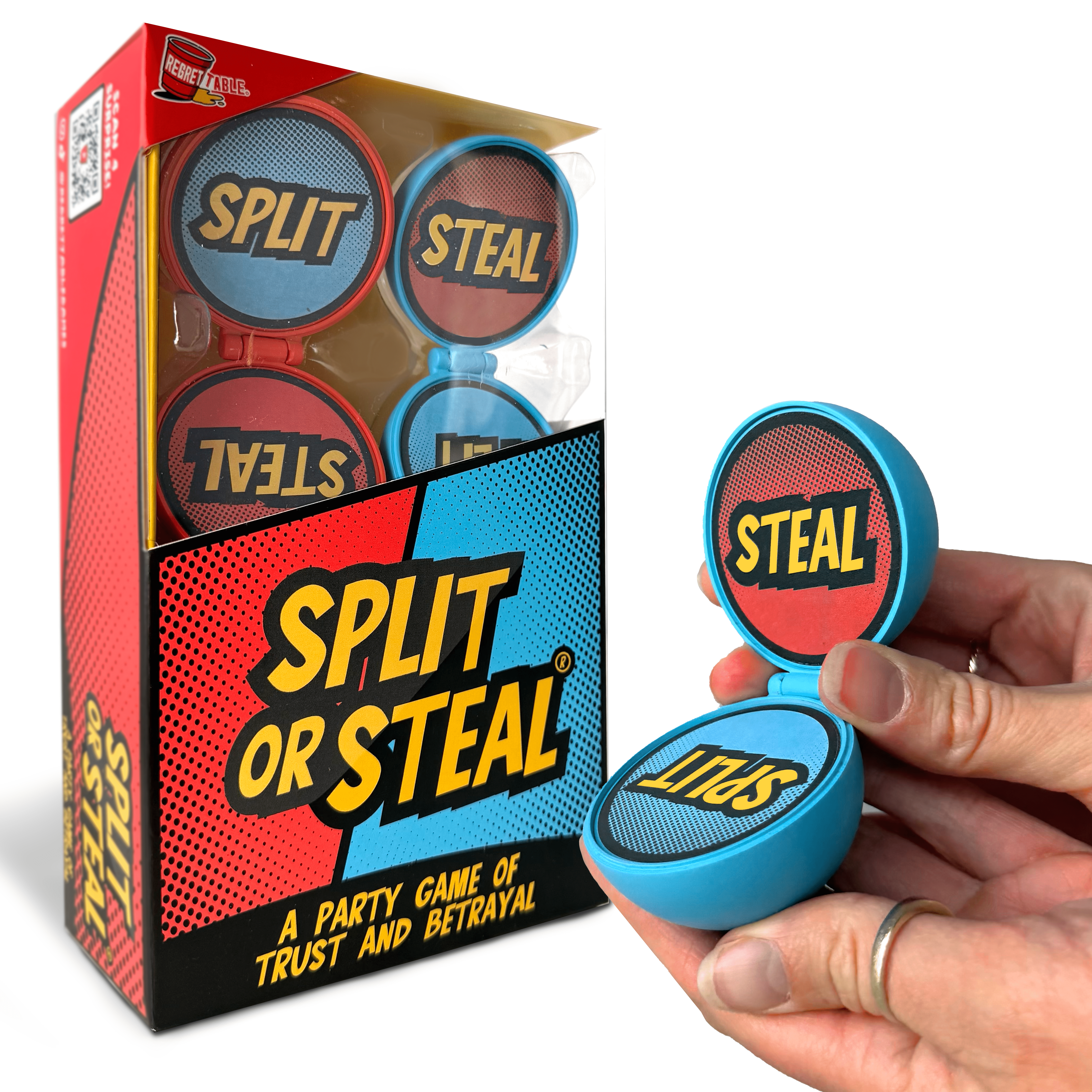 Regrettable Games - Split or Steal Abacus Brands | Virtual Reality Educational Toys and Science Kits for Kids 