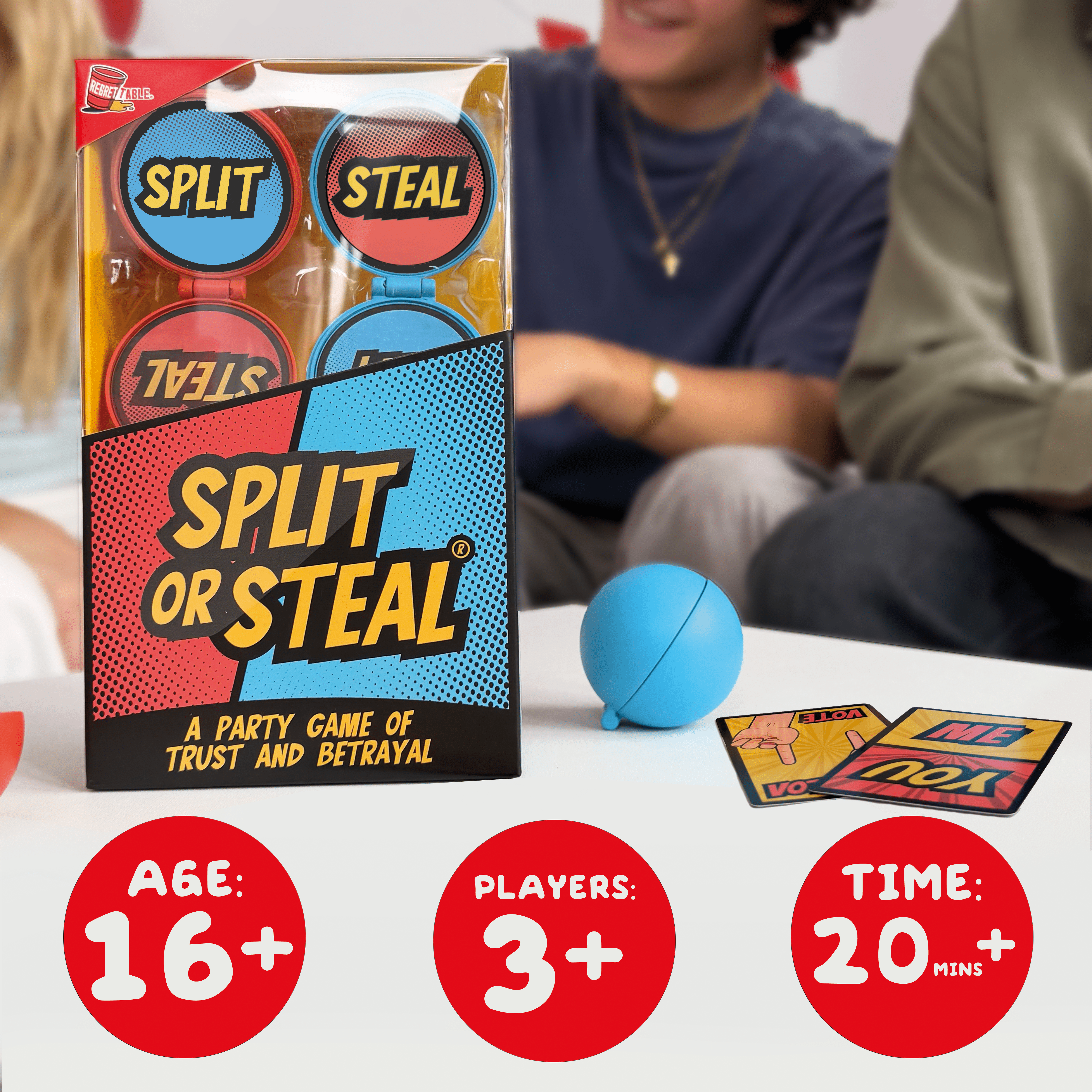 Regrettable Games - Split or Steal Abacus Brands | Virtual Reality Educational Toys and Science Kits for Kids 
