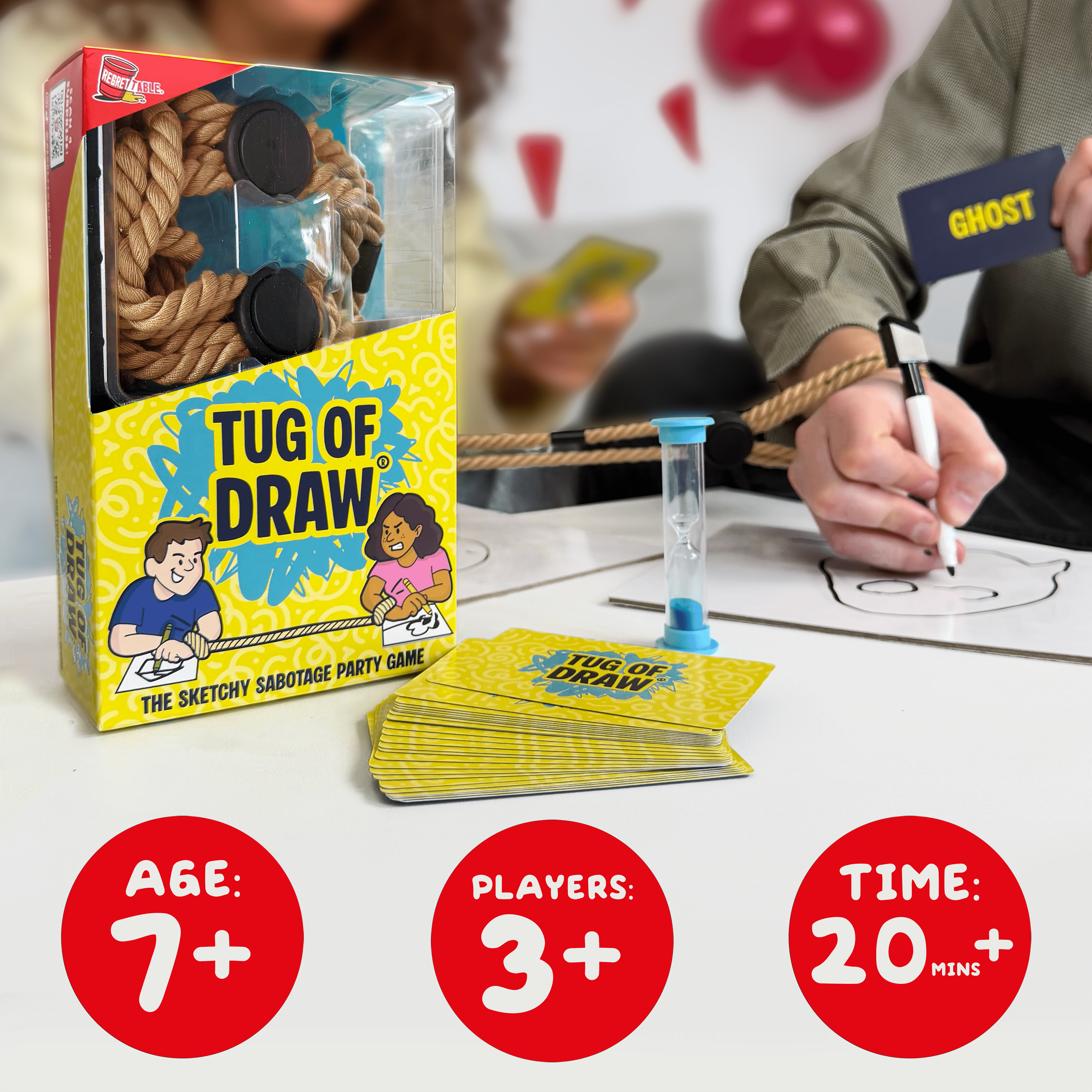 Regrettable Games - Tug of Draw Abacus Brands | Virtual Reality Educational Toys and Science Kits for Kids 