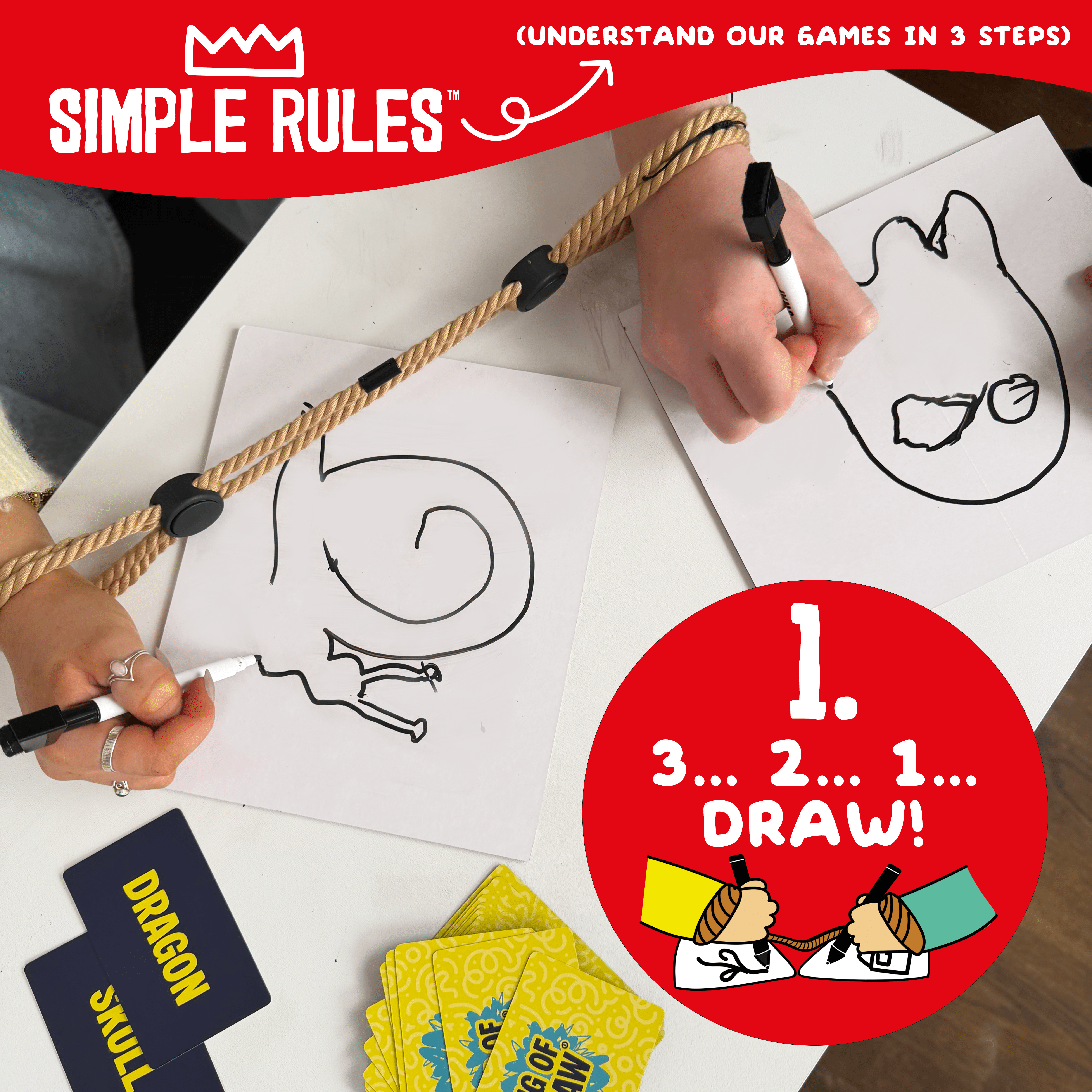 Regrettable Games - Tug of Draw Abacus Brands | Virtual Reality Educational Toys and Science Kits for Kids 
