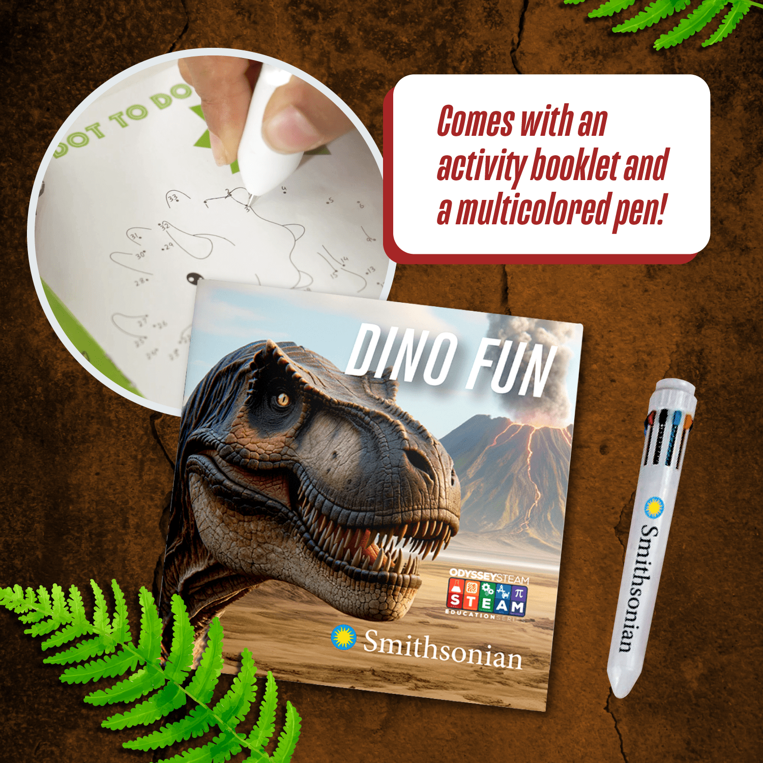 Smithsonian by Odyssey Toys - DIY T.Rex Abacus Brands | Virtual Reality Educational Toys and Science Kits for Kids 