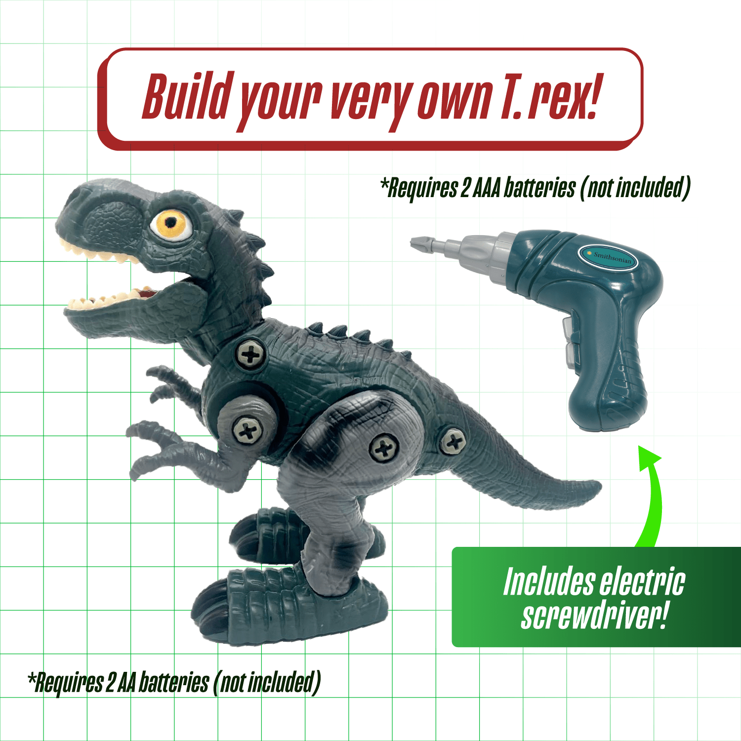 Smithsonian by Odyssey Toys - DIY T.Rex Abacus Brands | Virtual Reality Educational Toys and Science Kits for Kids 