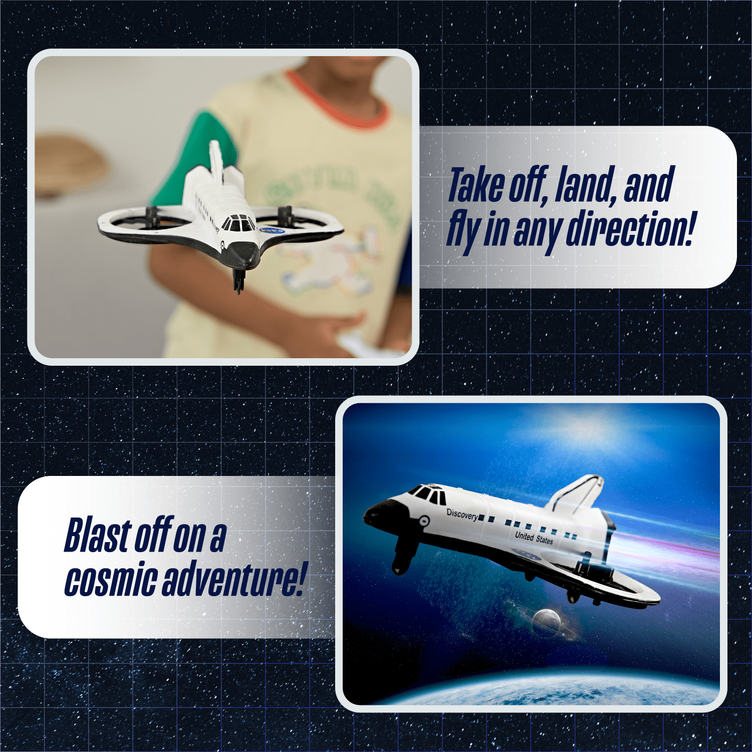 Smithsonian by Odyssey Toys - Space Shuttle Discovery Abacus Brands | Virtual Reality Educational Toys and Science Kits for Kids 