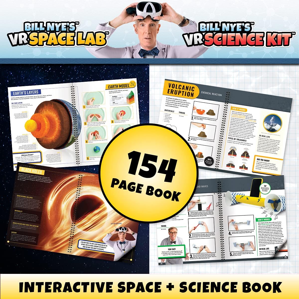 Bill Nye's Virtual Reality 2 in 1 Bundle Pack - VR Space Lab & Science