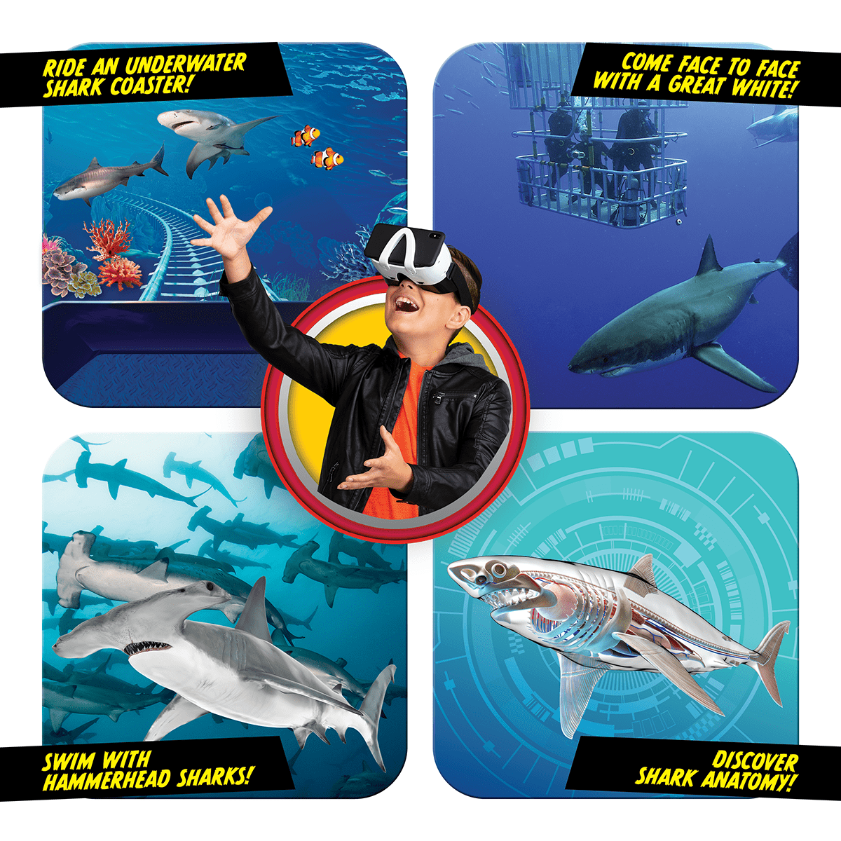 Steam Lab Shark Lab VR Abacus Brands | Virtual Reality Educational Toys and Science Kits for Kids 
