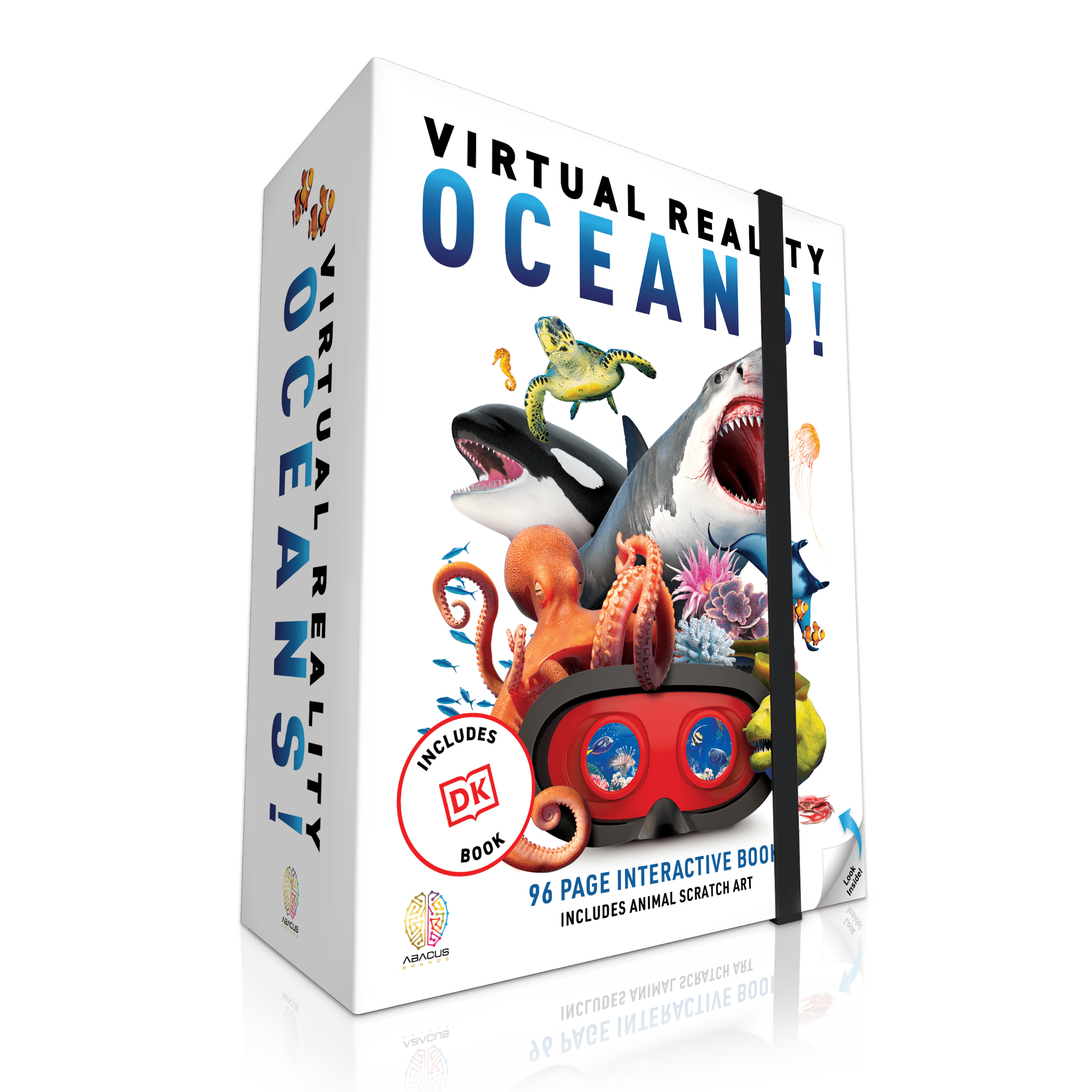 Virtual Reality Discovery Gift Set w/ DK Book - Oceans! Abacus Brands | Virtual Reality Educational Toys and Science Kits for Kids 