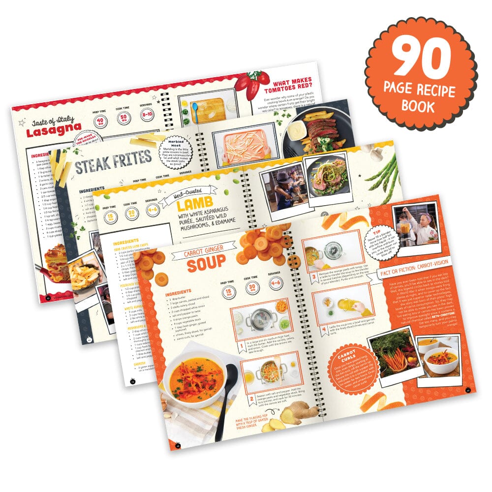 Virtual Reality Recipe Book & Cooking Set for Kids - VR MasterChef Junior Abacus Brands | Virtual Reality Educational Toys and Science Kits for Kids 