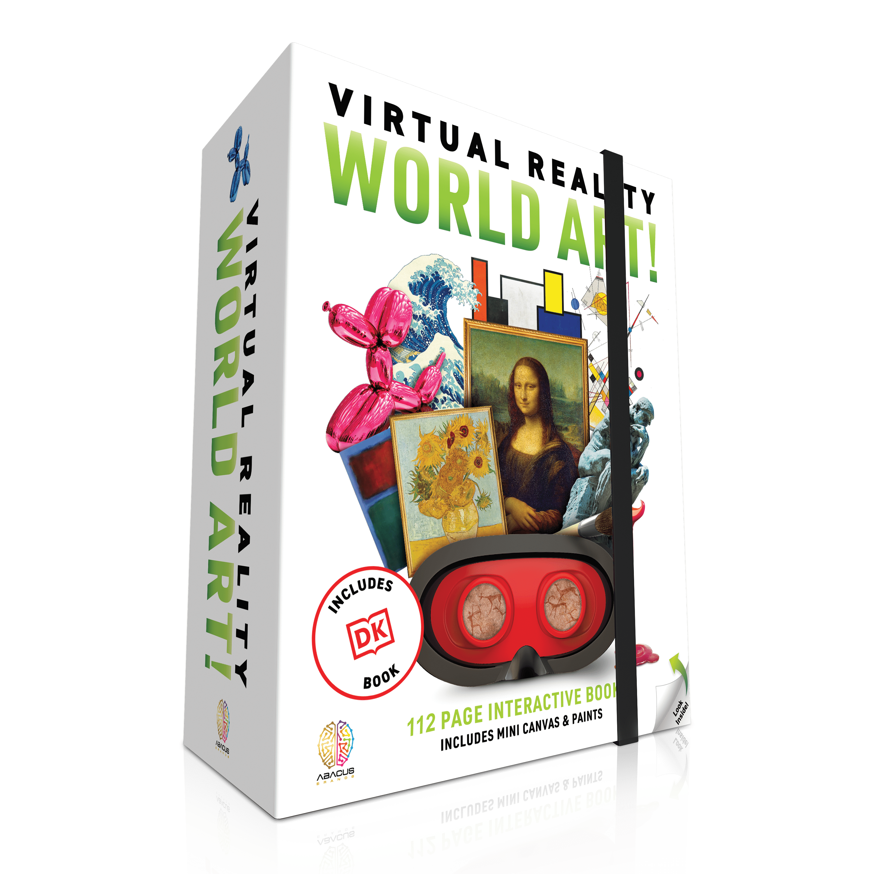 Virtual Reality World Art Discovery Gift Set w/ DK Book Abacus Brands | Virtual Reality Educational Toys and Science Kits for Kids 